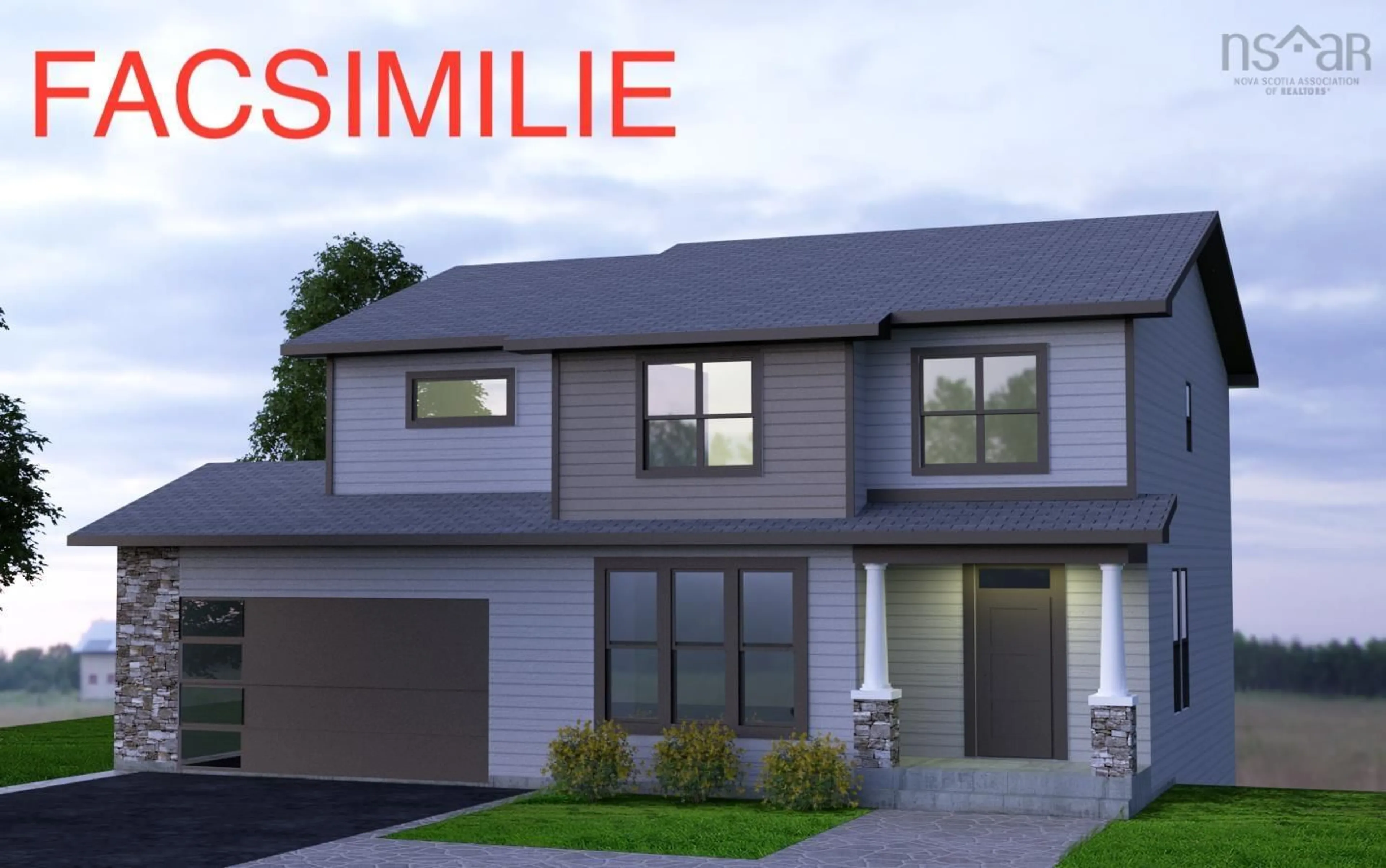 Home with vinyl exterior material, street for 100B Dockview Lane, Upper Hammonds Plains Nova Scotia B4B 1N7