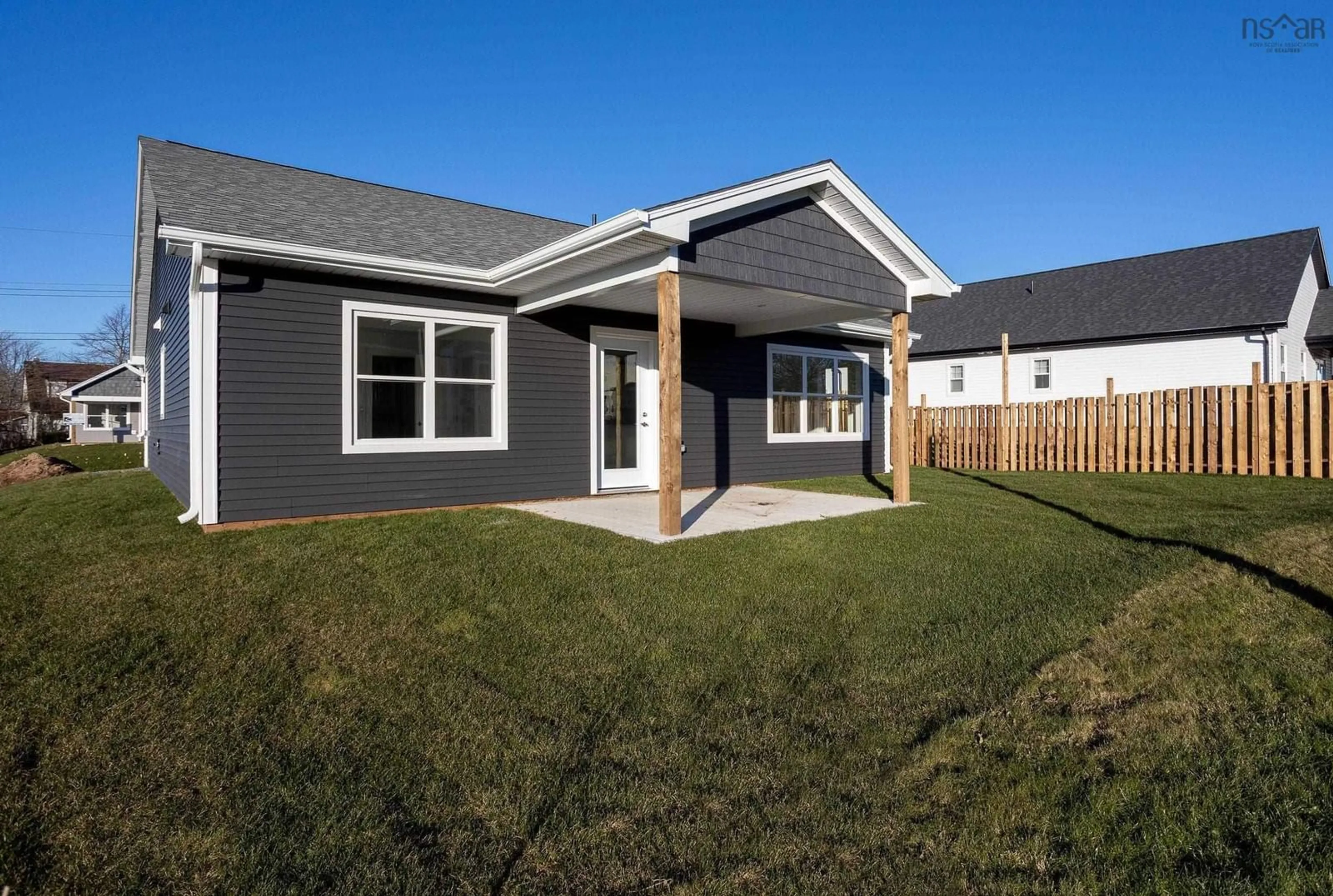 Frontside or backside of a home, the fenced backyard for Lot 23 Rubys Way, Stewiacke Nova Scotia B0N 2J0