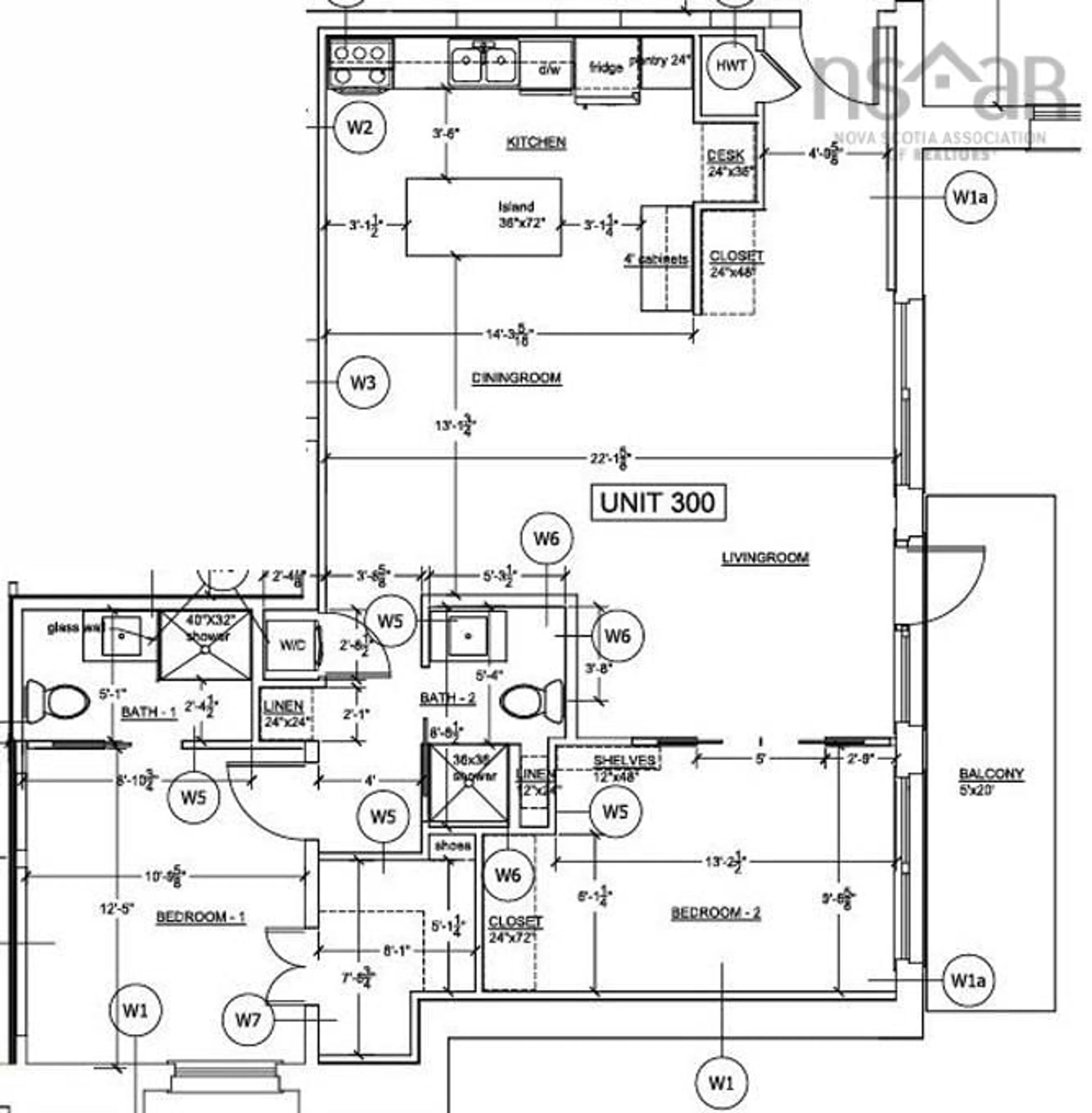 Floor plan for 151 Ritchie St #300, Annapolis Royal Nova Scotia B0S 1A0