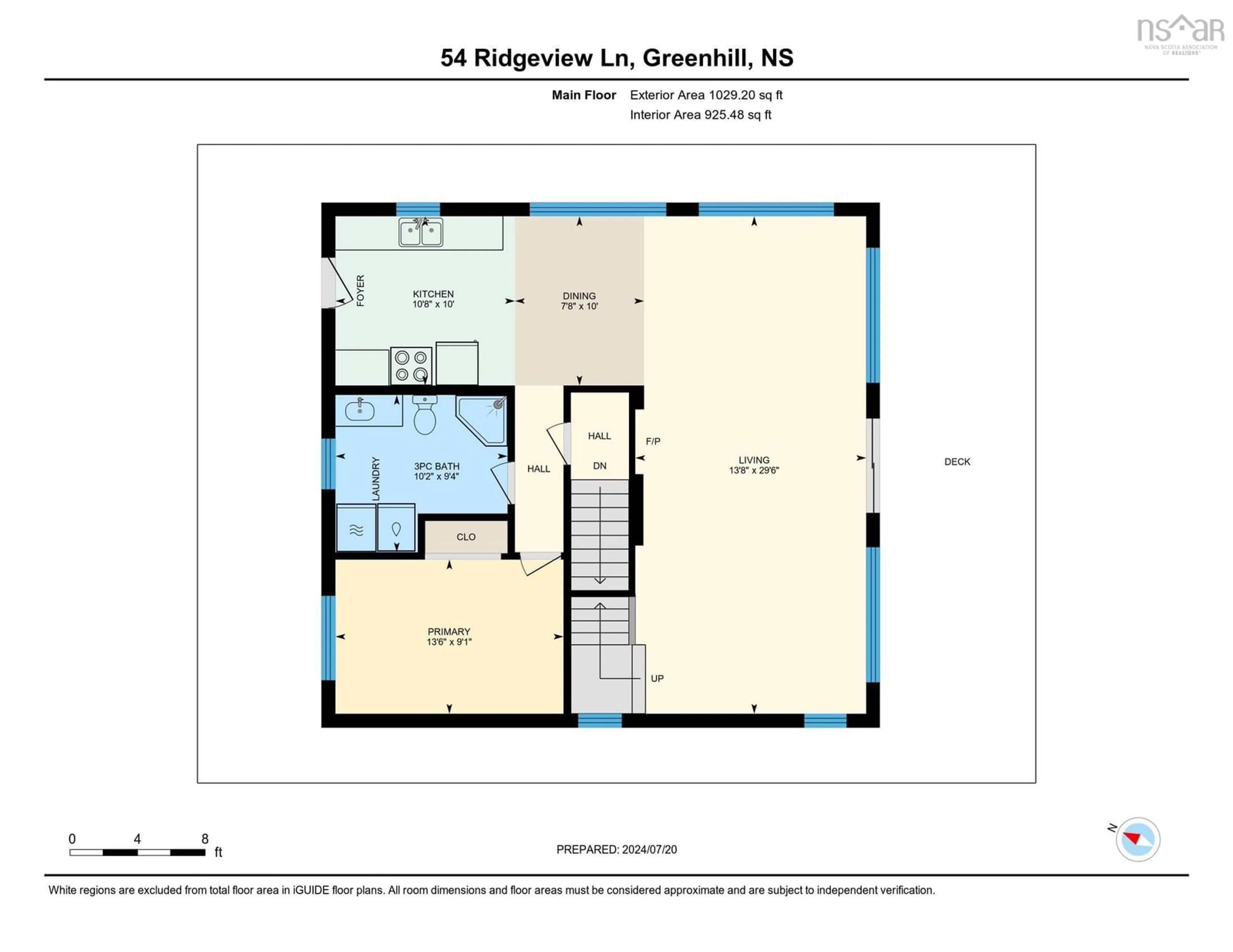 Floor plan for 54 Ridgeview Lane, Greenhill Nova Scotia B0M 1S0
