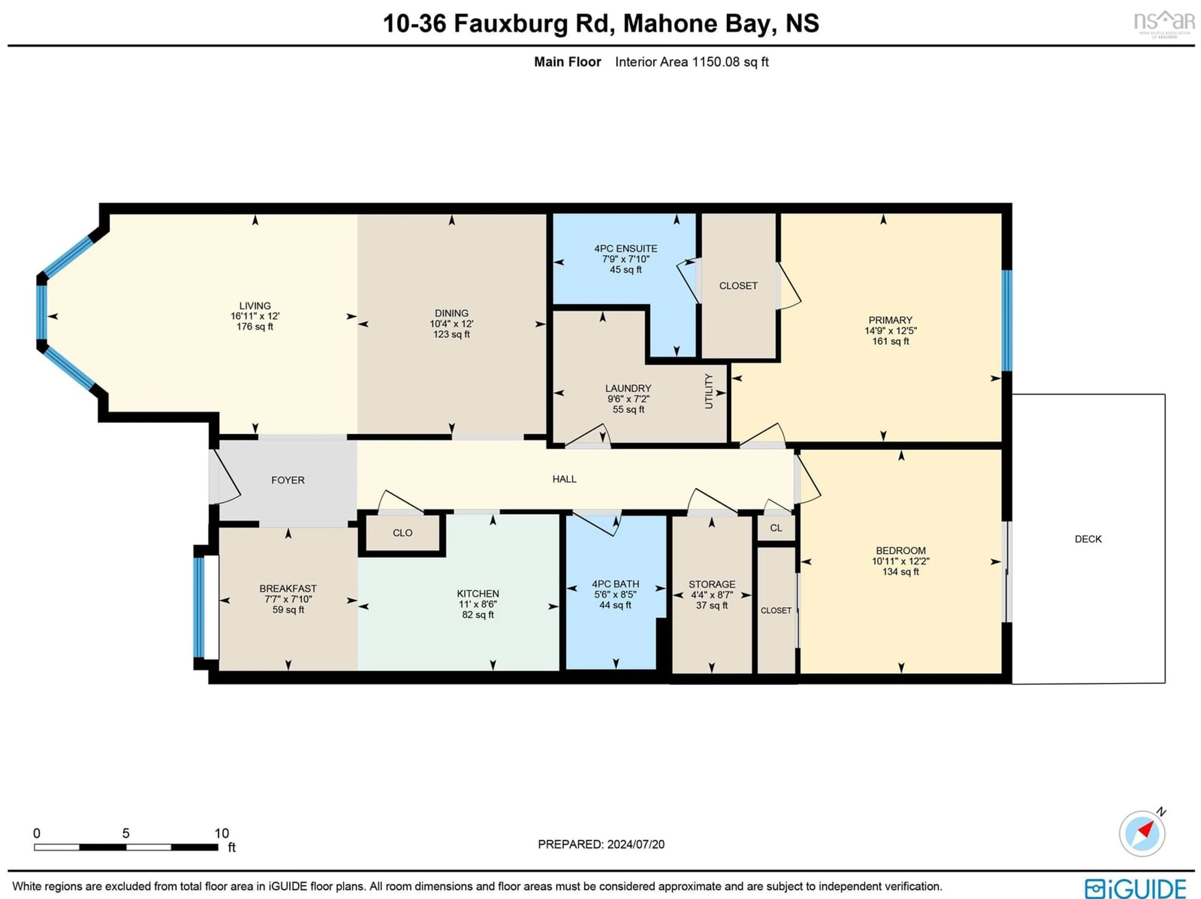 Floor plan for 36 Fauxburg Rd #Unit 10, Mahone Bay Nova Scotia B0J 2E0