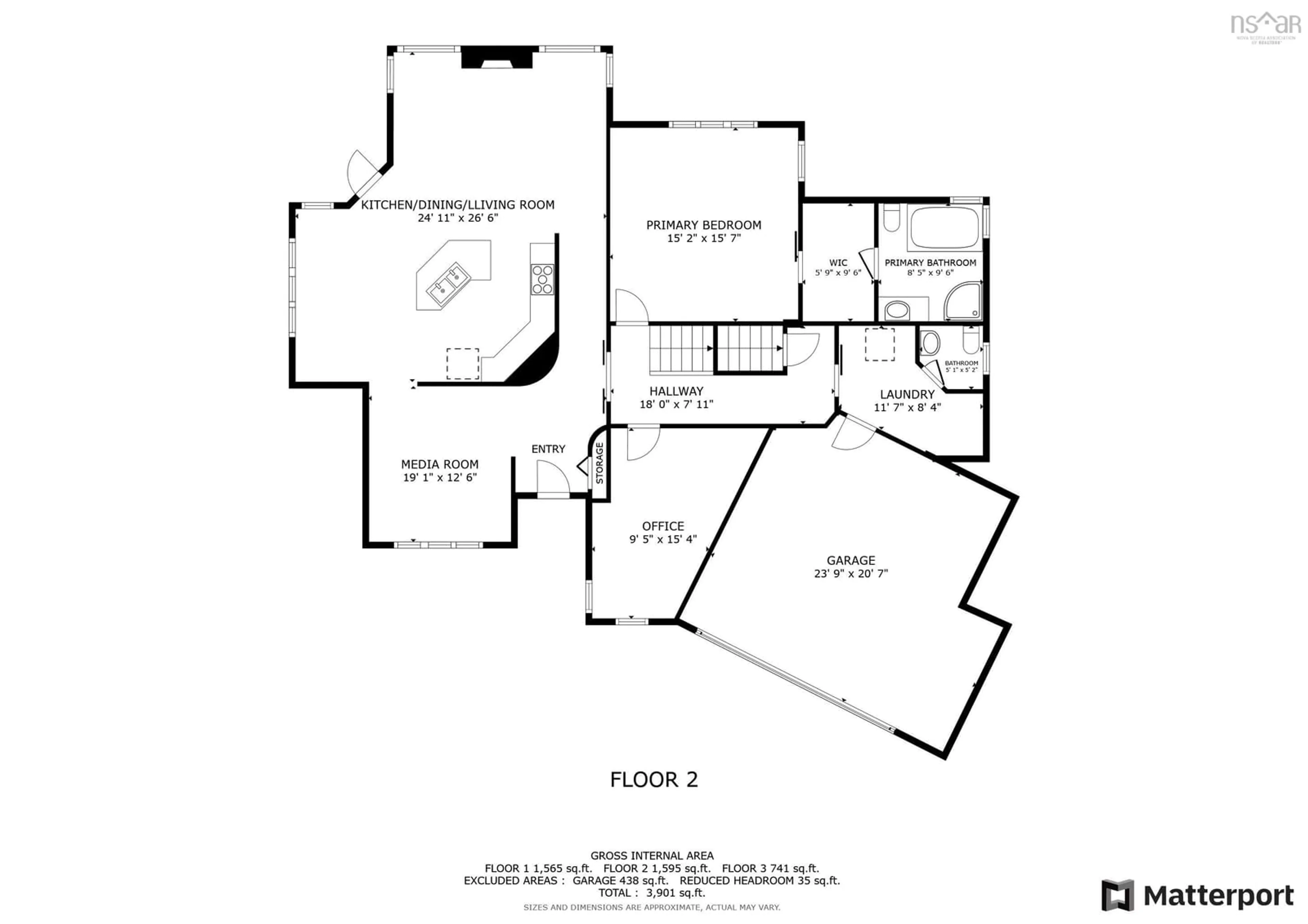 Floor plan for 29 Boutiliers Lane, Dartmouth Nova Scotia B2X 2H6