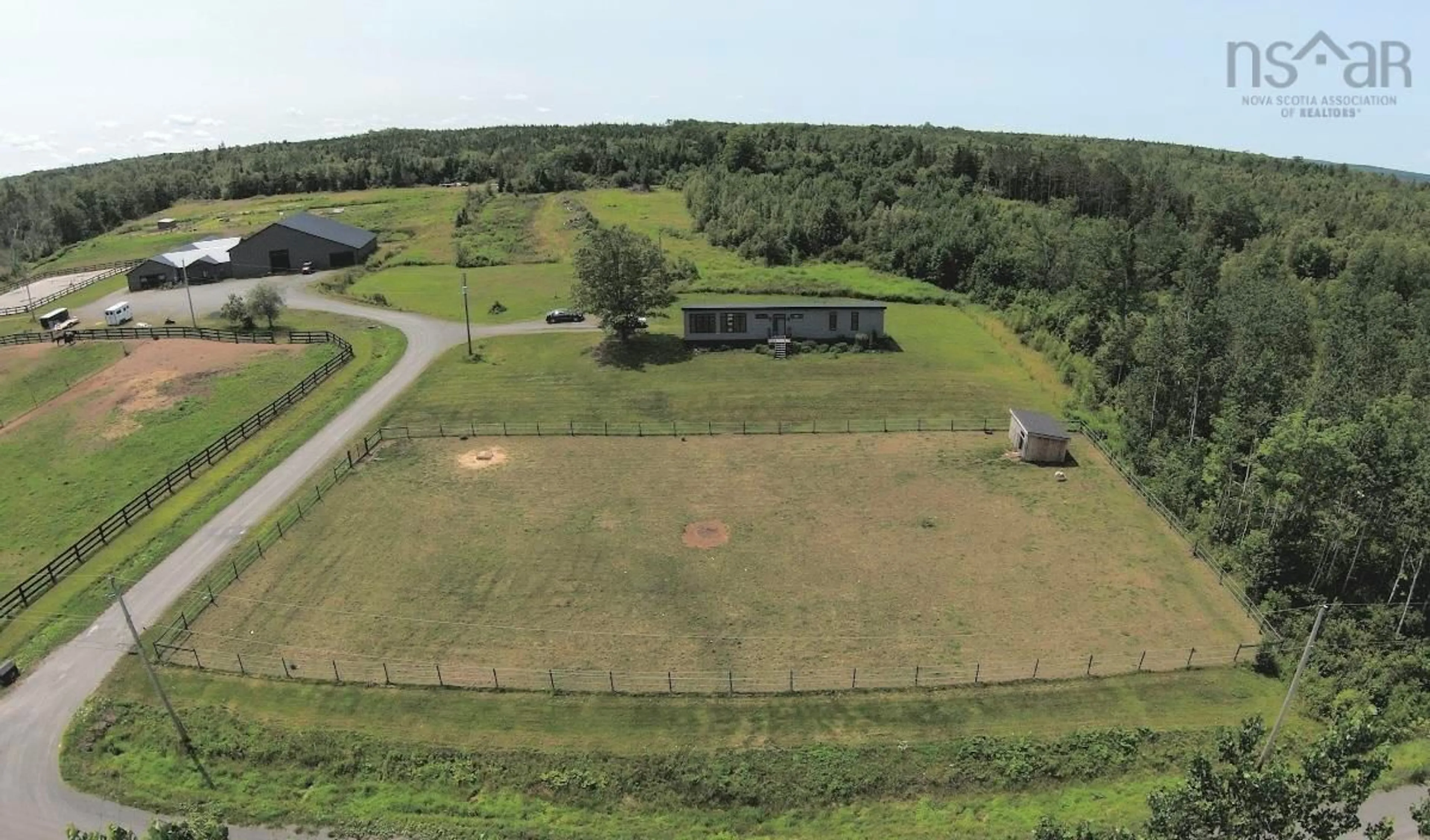 Fenced yard for 323-325 Gray Rd, Foxbrook Nova Scotia B0K 1C0