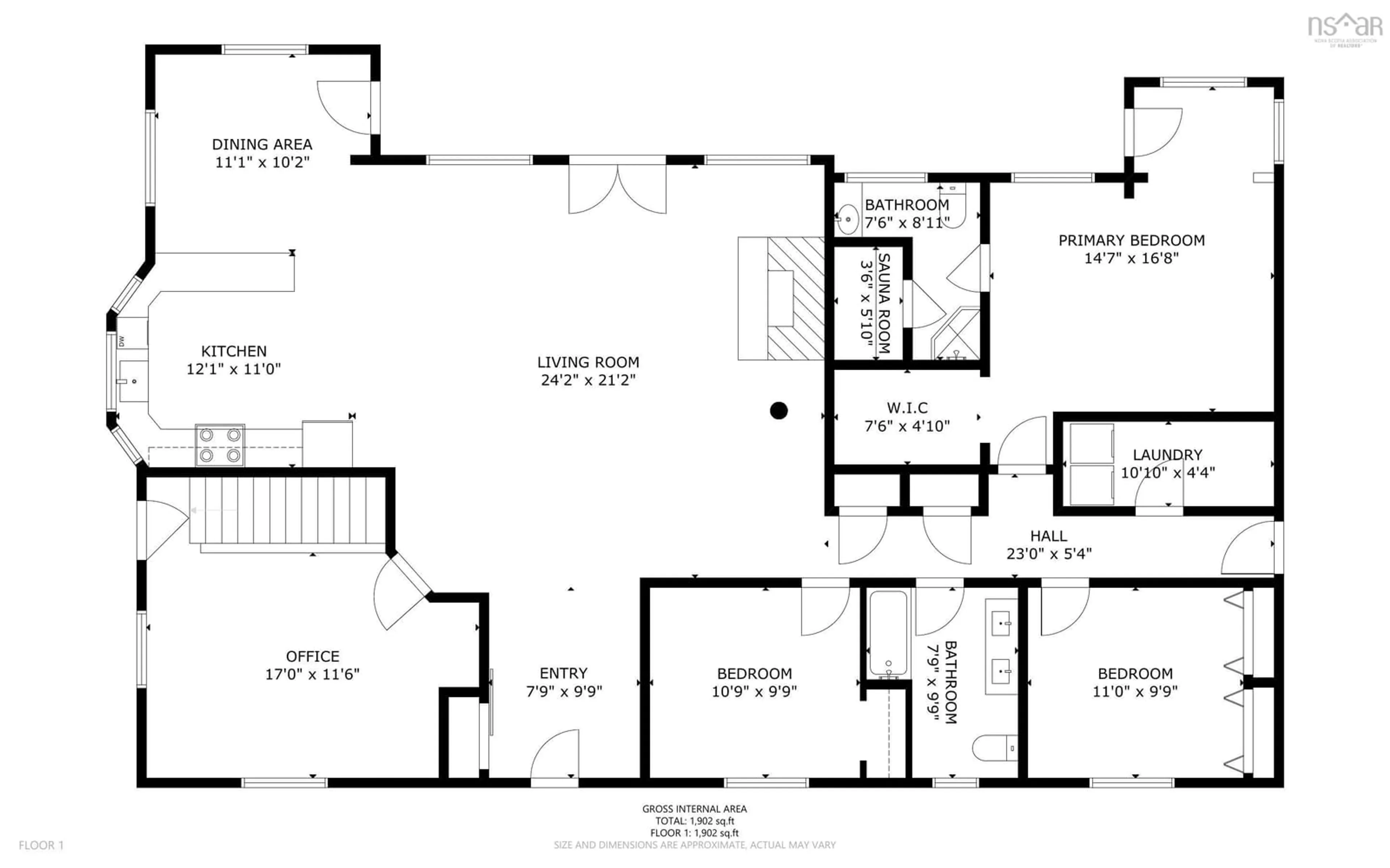 Floor plan for 111 Granite Cove Dr, Hubley Nova Scotia B3Z 1A2
