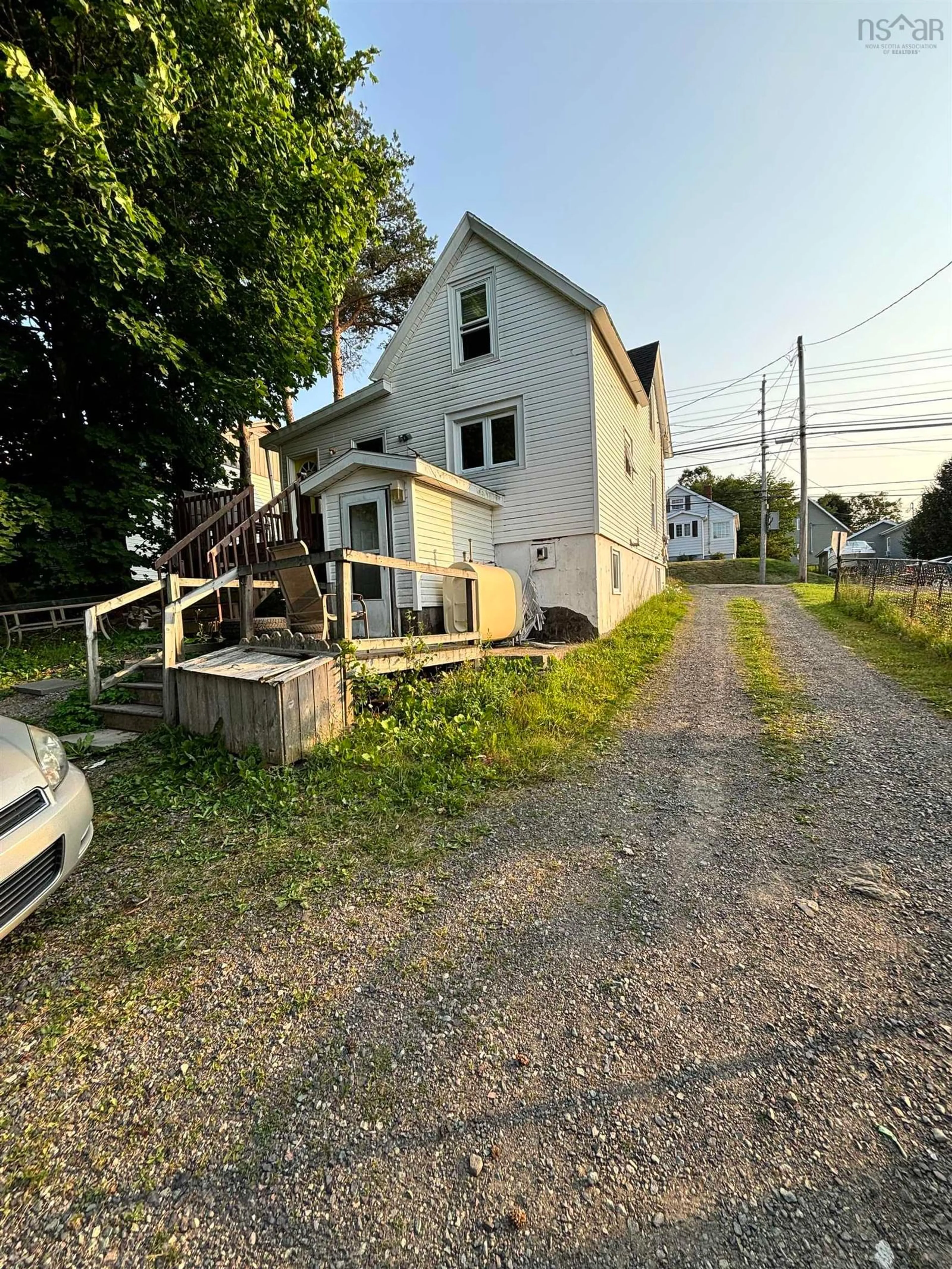 Frontside or backside of a home, the front or back of building for 1017 George St, Sydney Nova Scotia B1P 1M5