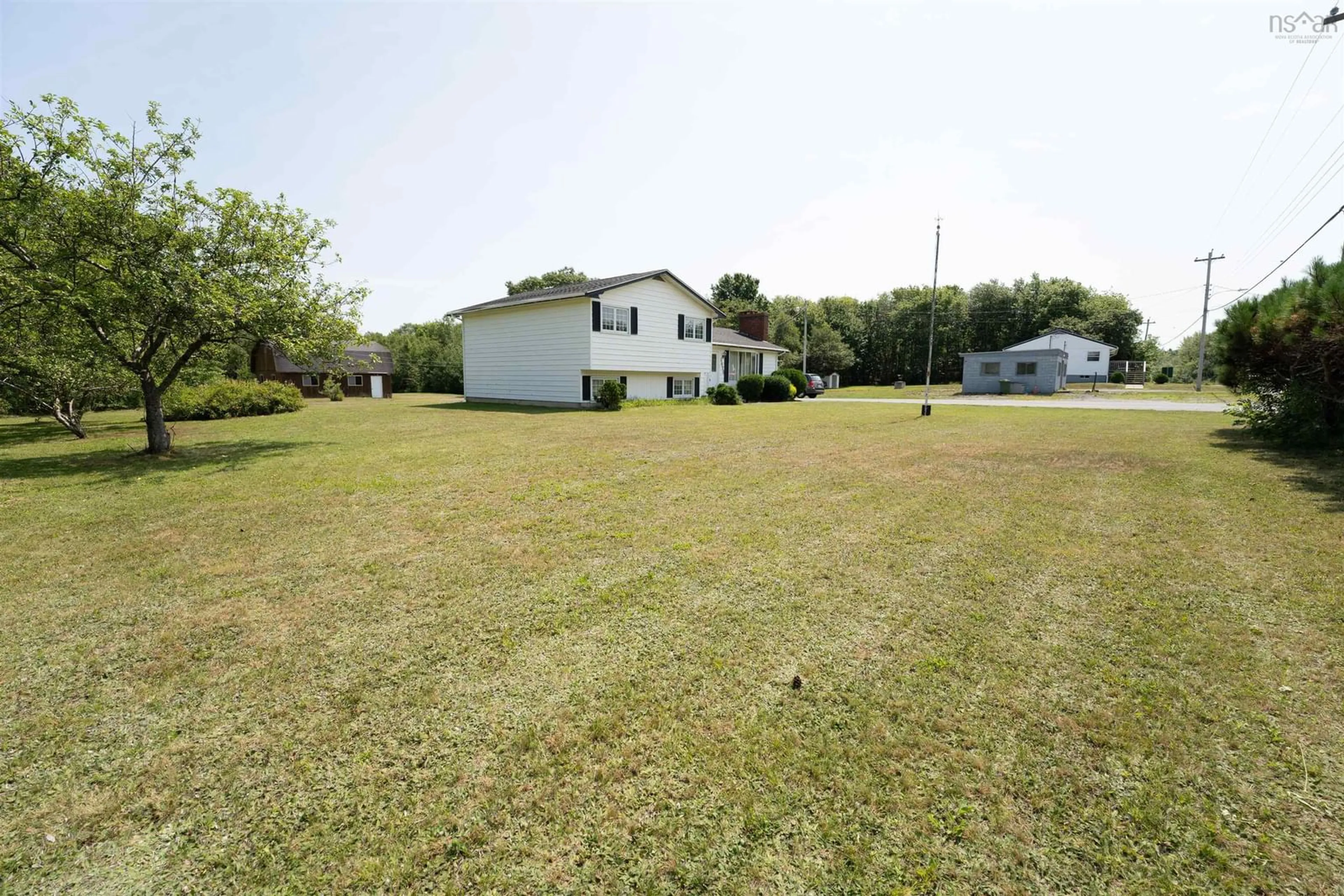 Fenced yard for 5025 Highway 3, White Point Nova Scotia B0T 1G0