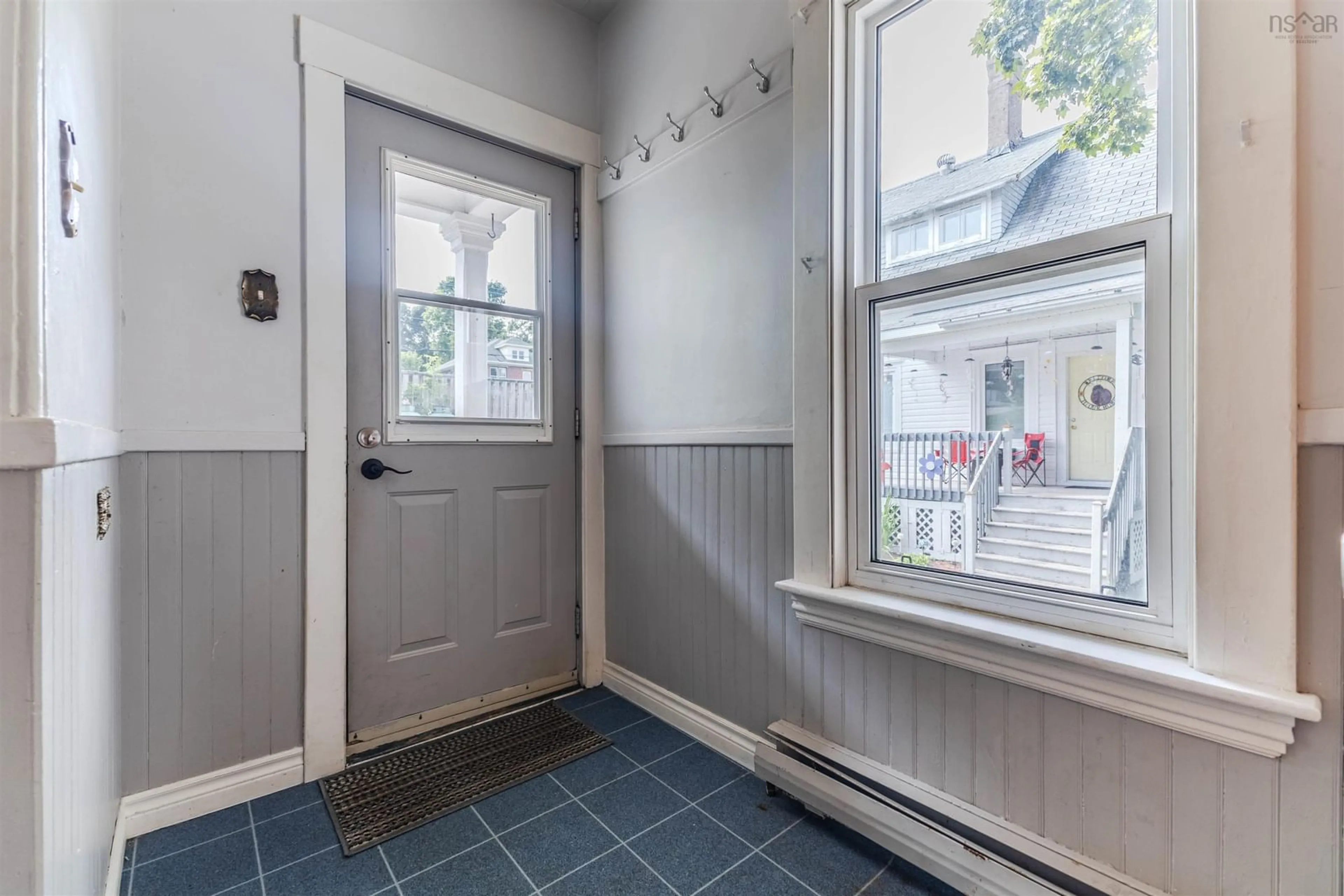 Indoor entryway, wood floors for 77 & 81 Maple Ave, New Glasgow Nova Scotia B2H 2B3