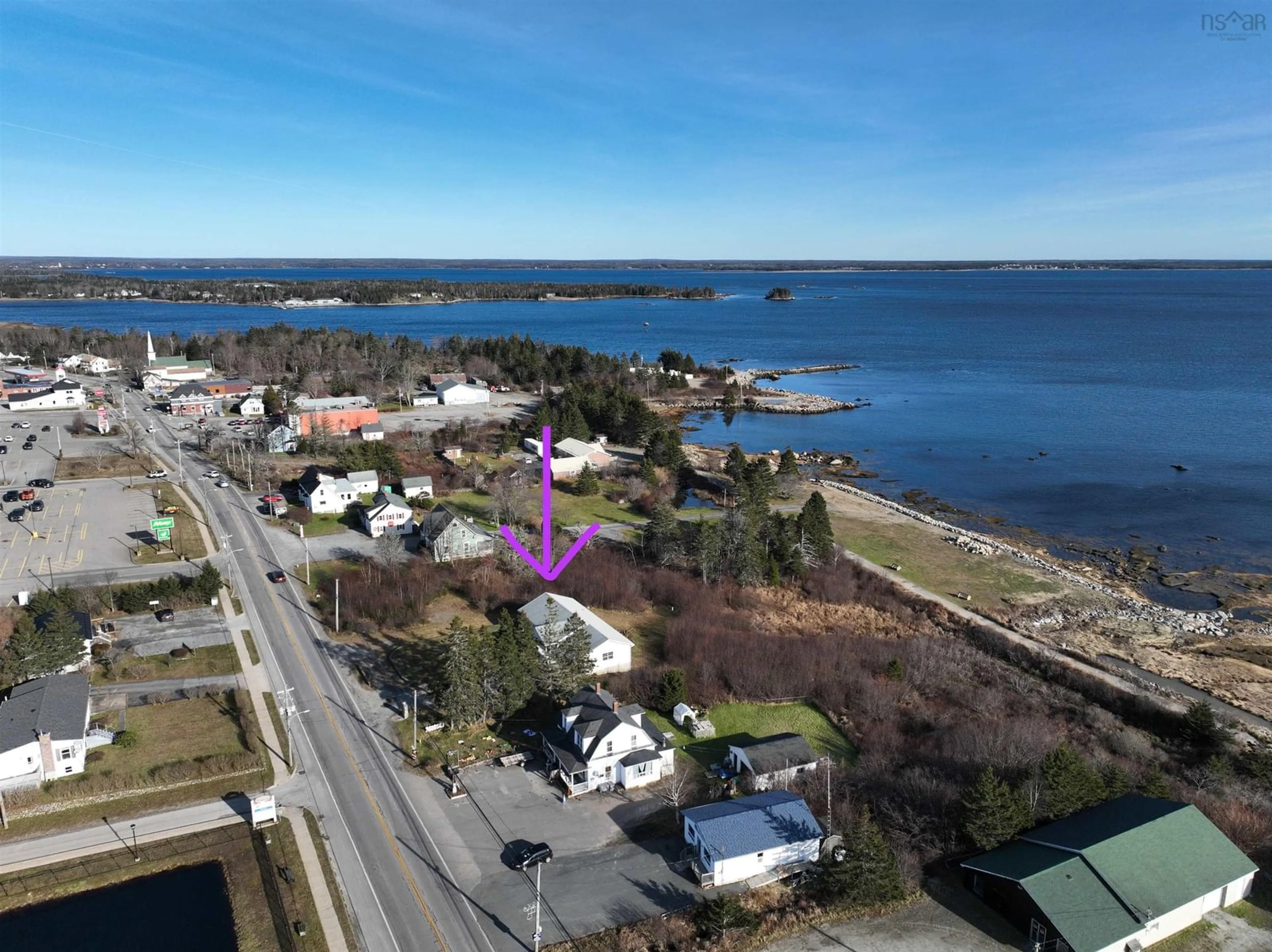 A pic from exterior of the house or condo, the street view for 3585 Highway 3, Barrington Passage Nova Scotia B0W 1G0