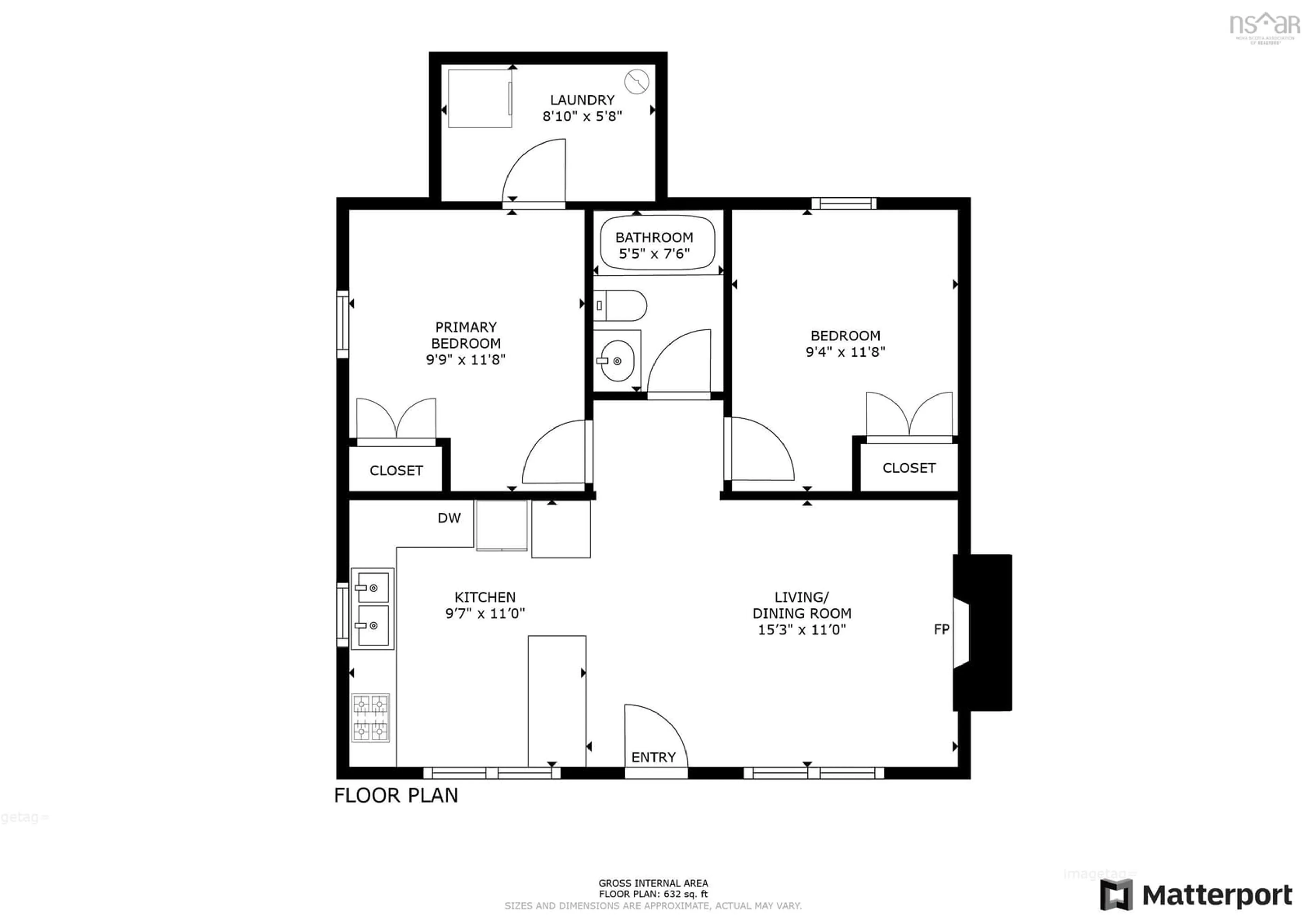 Floor plan for 53 Blue Jay Way, Vaughan Nova Scotia B0N 2T0