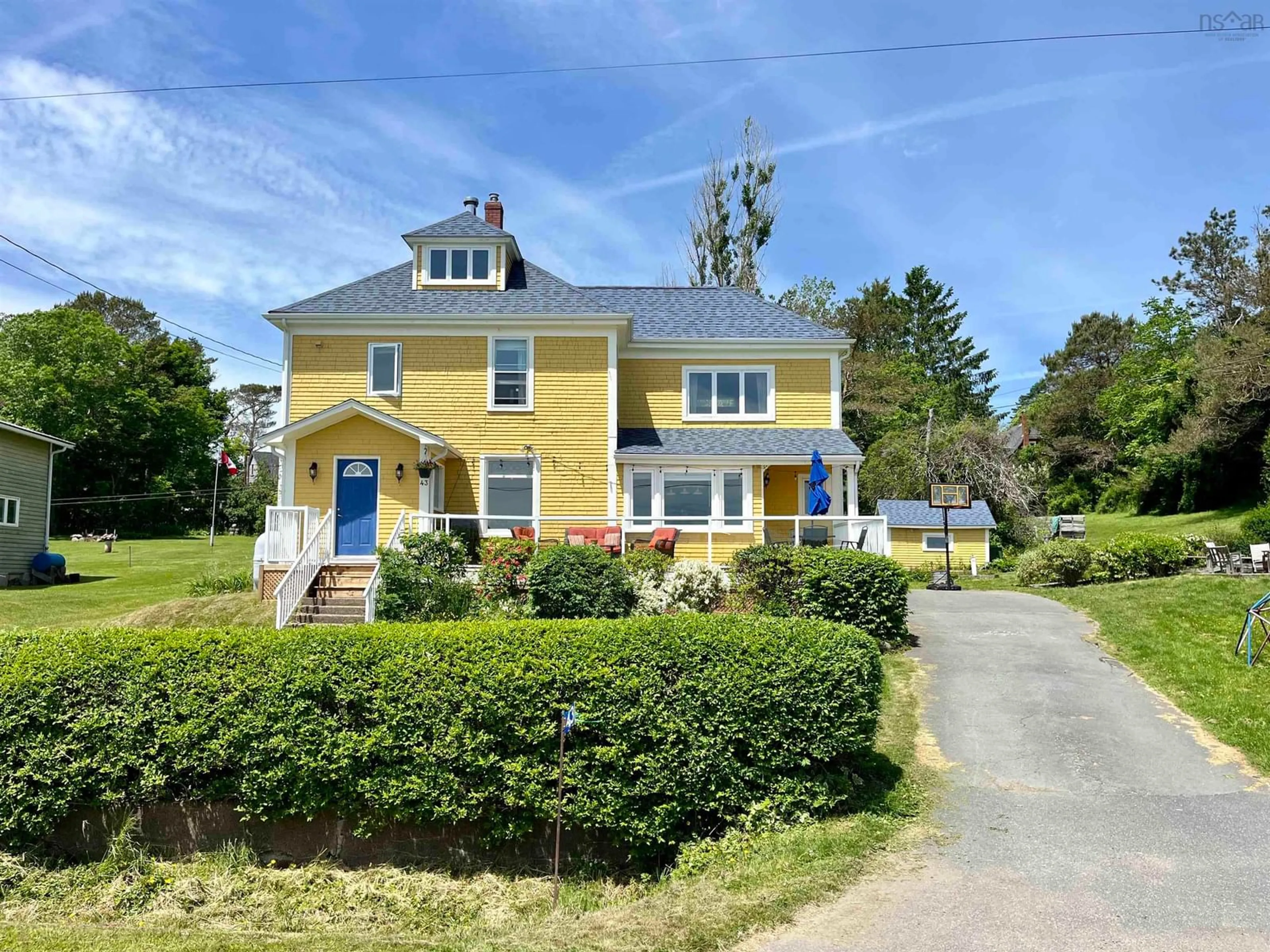 Frontside or backside of a home, cottage for 43 First Peninsula Rd, First Peninsula Nova Scotia B0J 2C0