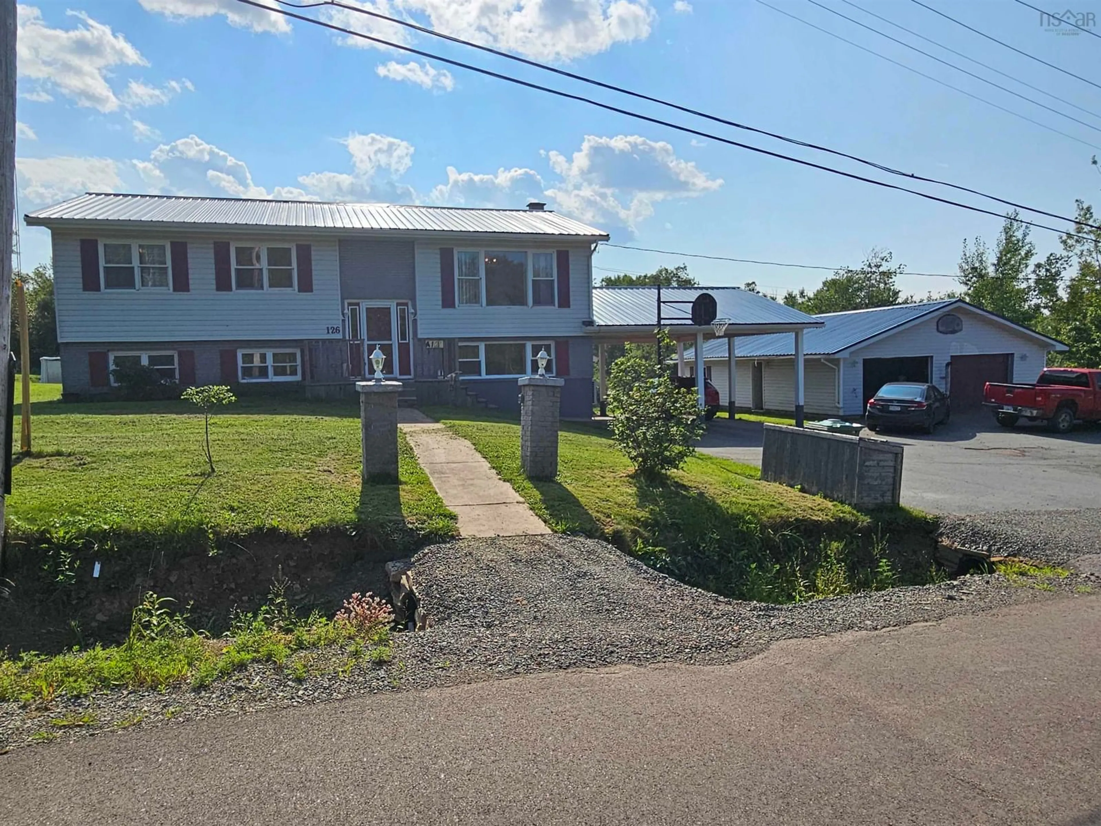 Frontside or backside of a home, the street view for 126 Black River Rd, Springhill Nova Scotia B0M 1X0