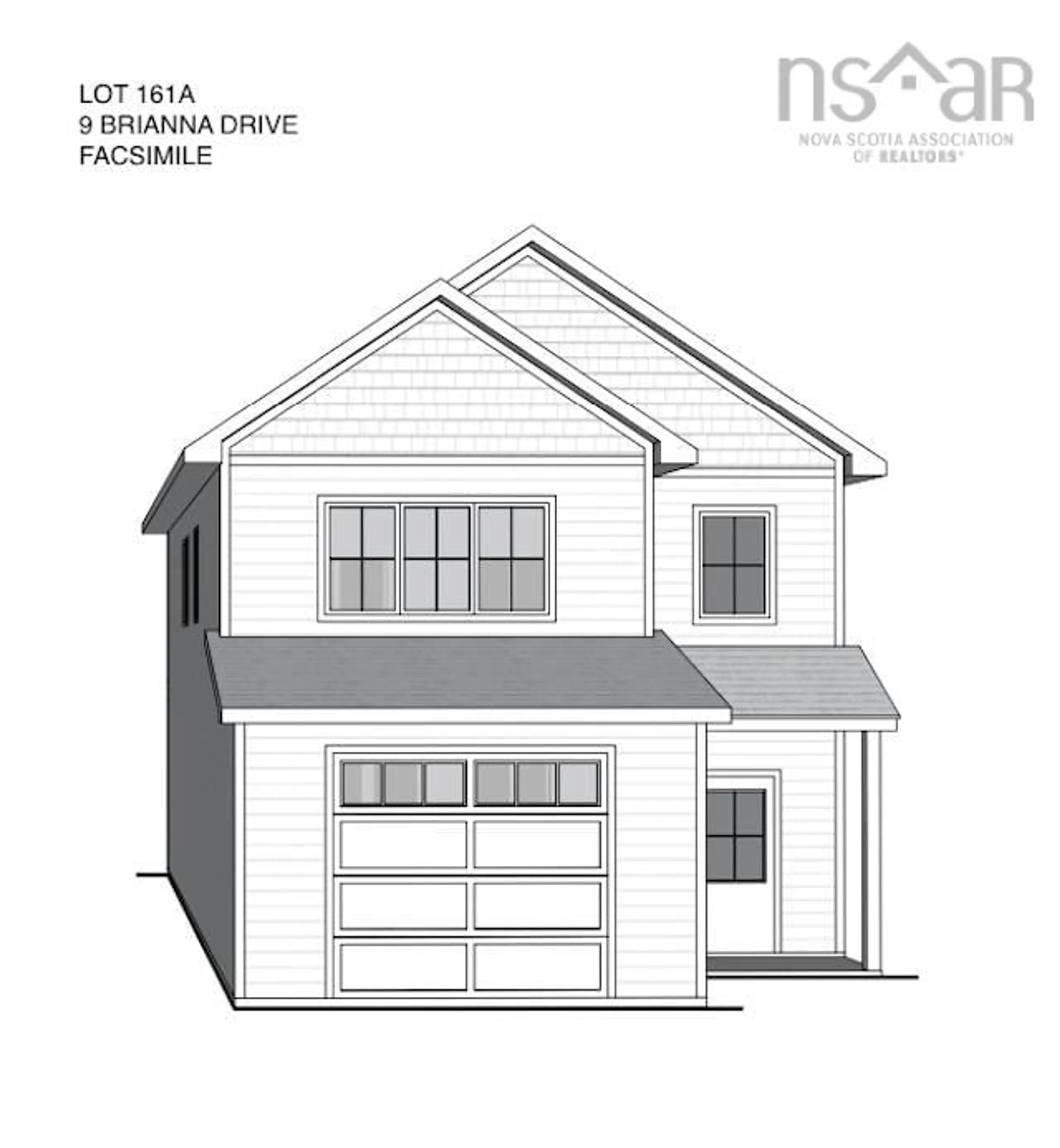 Frontside or backside of a home for 9 Brianna Dr #LOT 161-A, Lantz Nova Scotia B2S 0K3