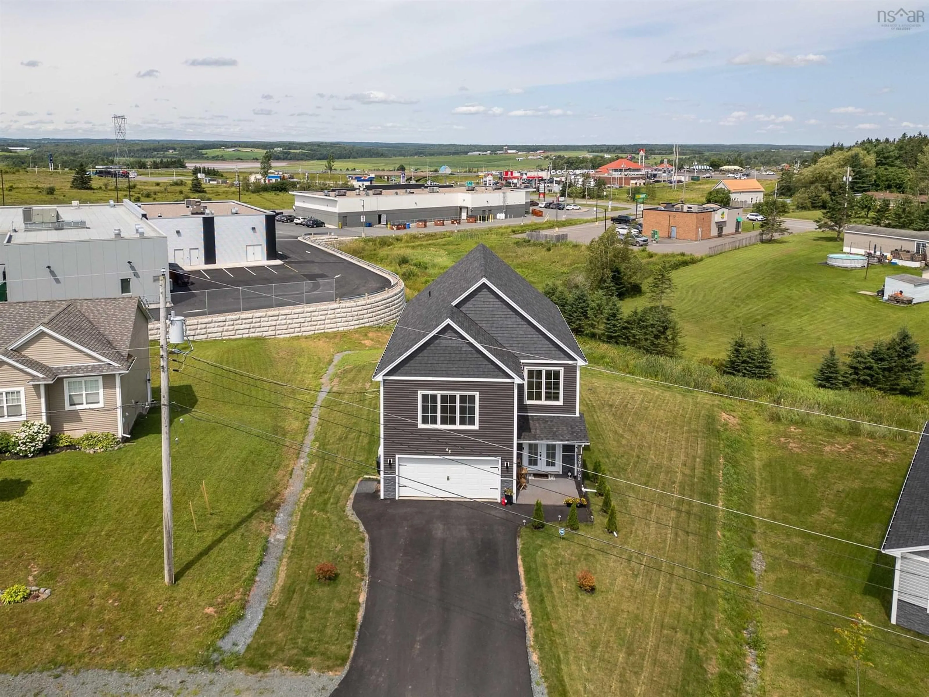 Frontside or backside of a home, the street view for 45 Perry Cres, Stewiacke Nova Scotia B0N 2J0