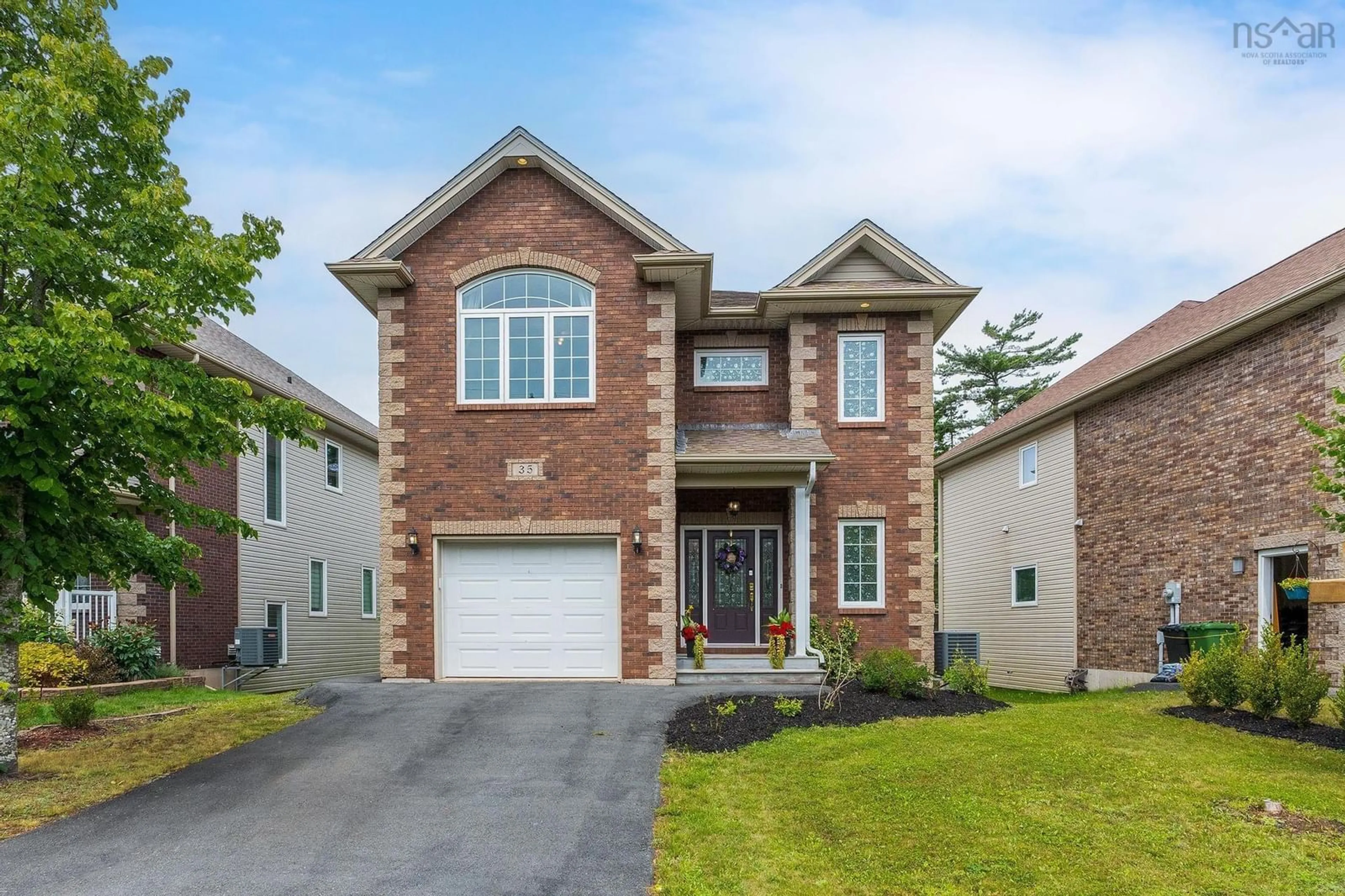 Home with brick exterior material for 35 Windridge Lane, Bedford Nova Scotia B4A 0B9