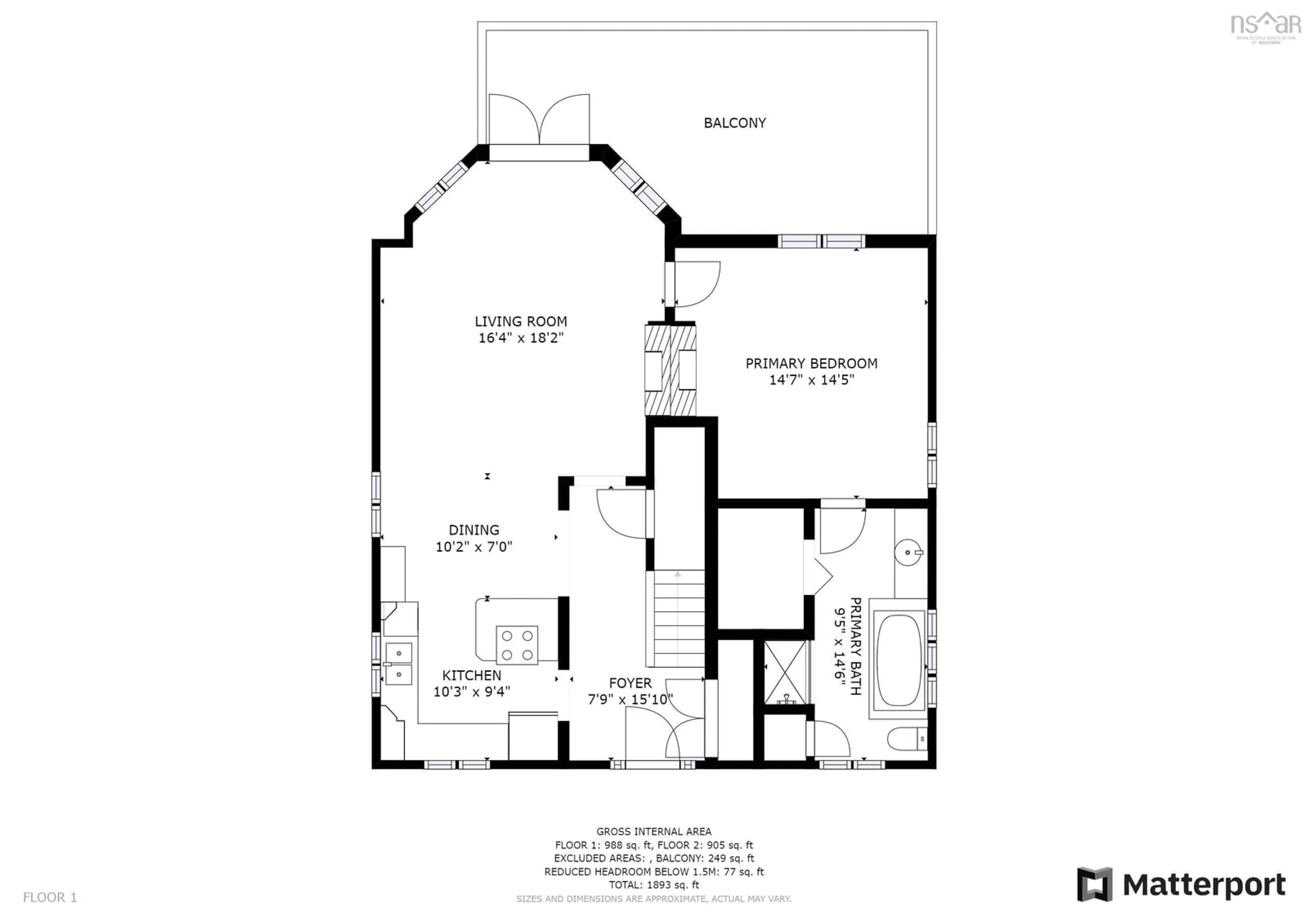 Floor plan for 814 Shad Point Pky, Blind Bay Nova Scotia B3Z 4K9