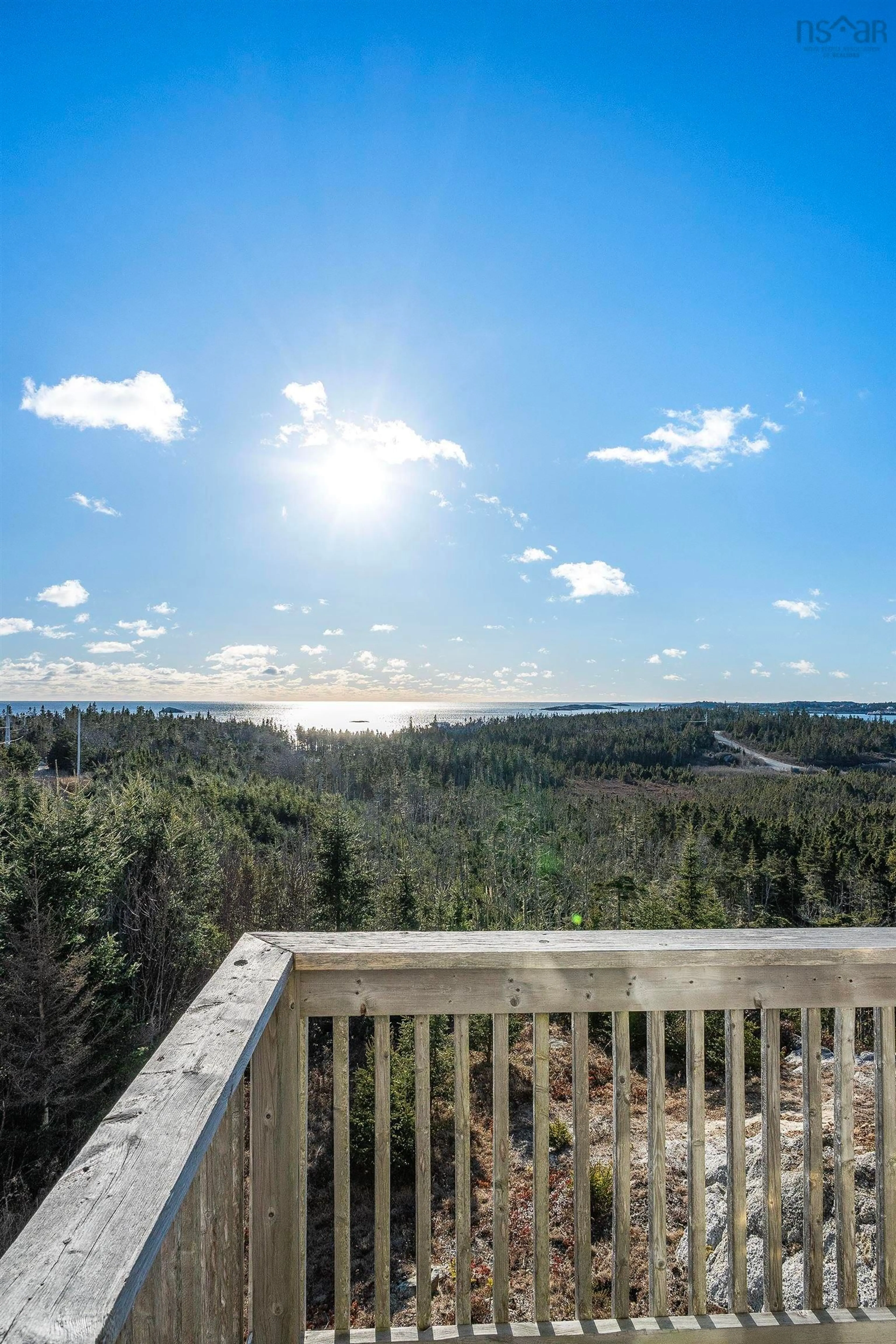 A pic from exterior of the house or condo, the fenced backyard for 814 Shad Point Pky, Blind Bay Nova Scotia B3Z 4K9