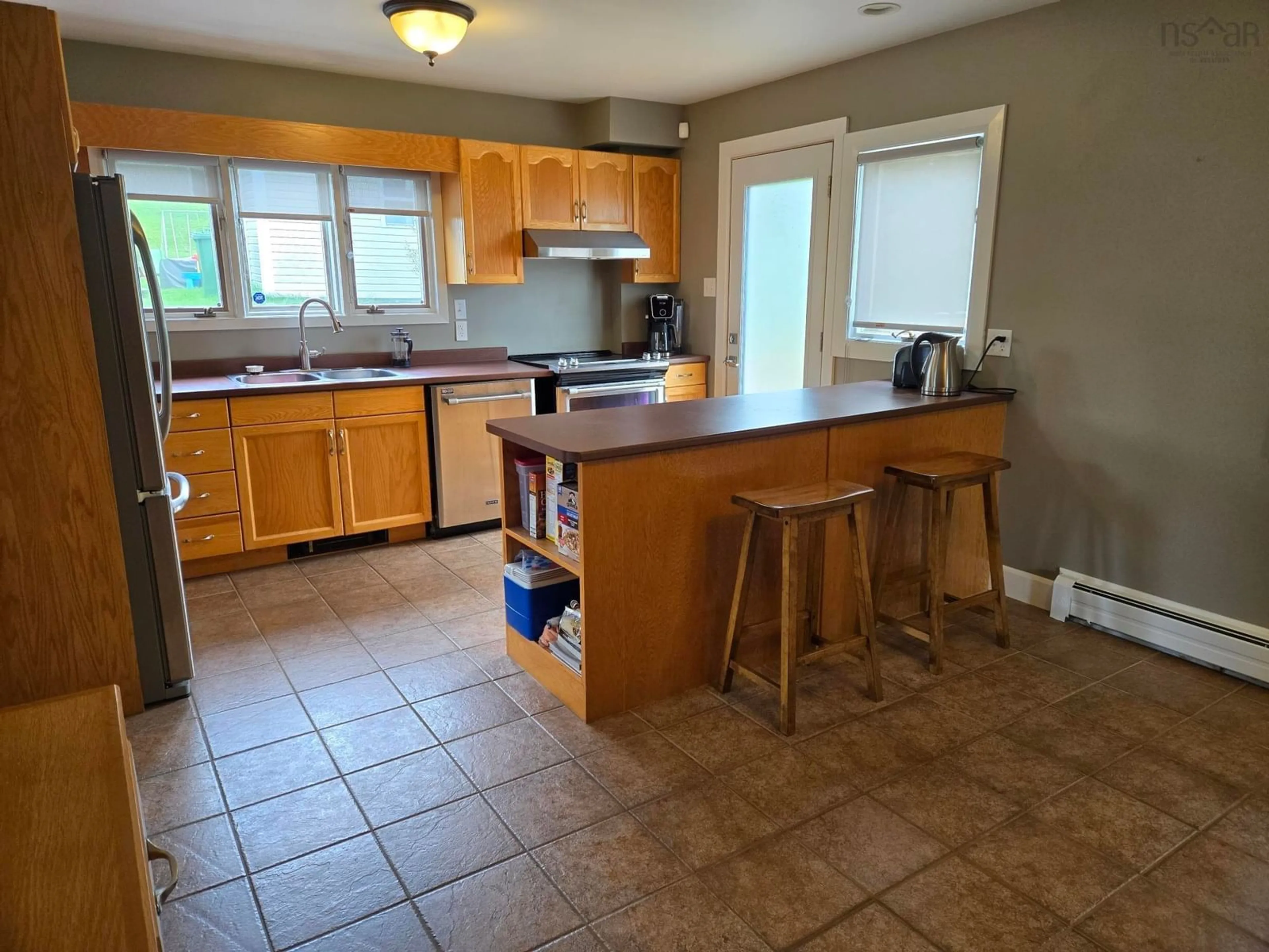 Open concept kitchen for 150 Lyman St, Truro Nova Scotia B2N 4S4