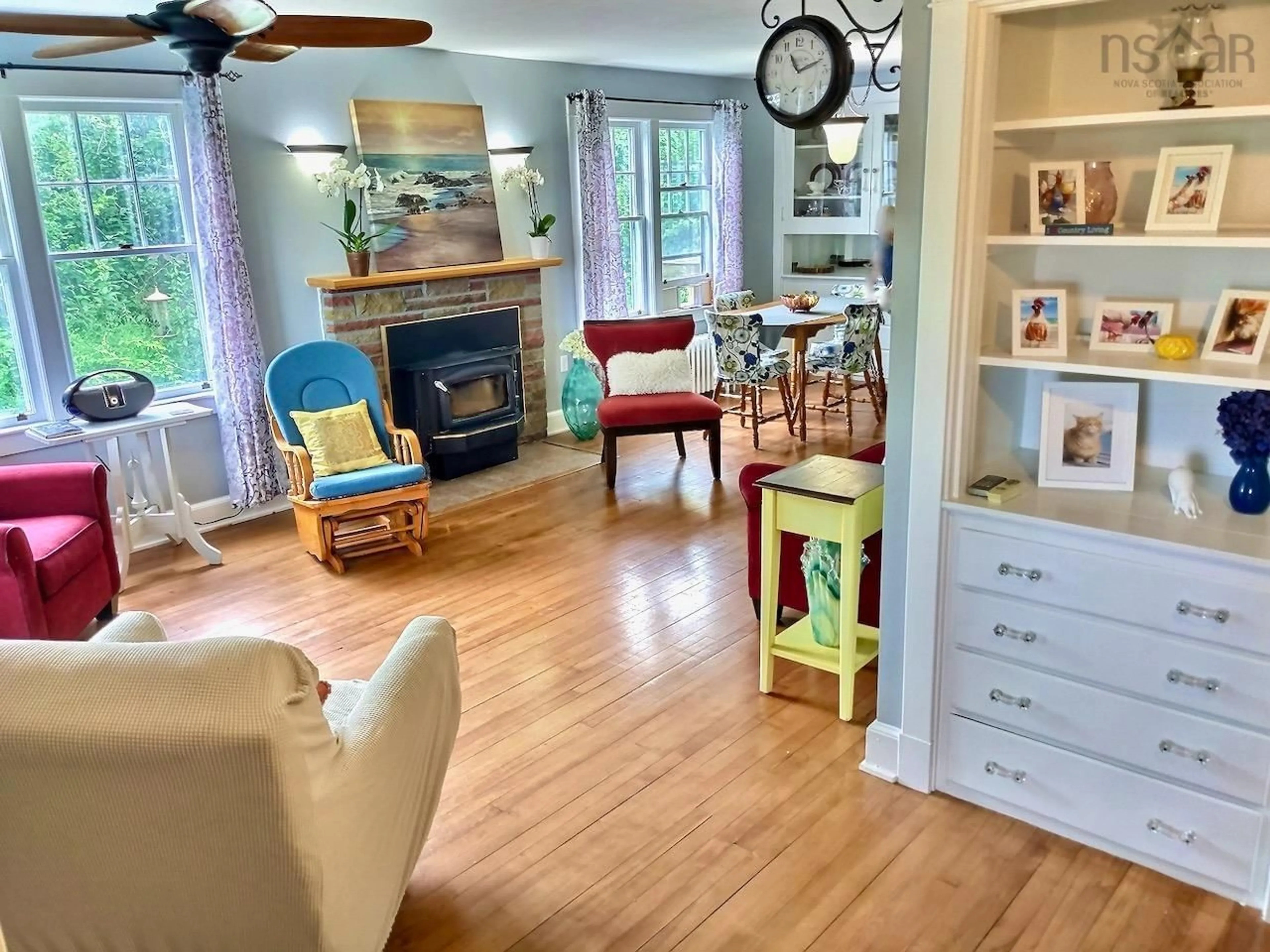 A pic of a room, wood floors for 1429 Highway 341, Upper Canard Nova Scotia B0P 1J0