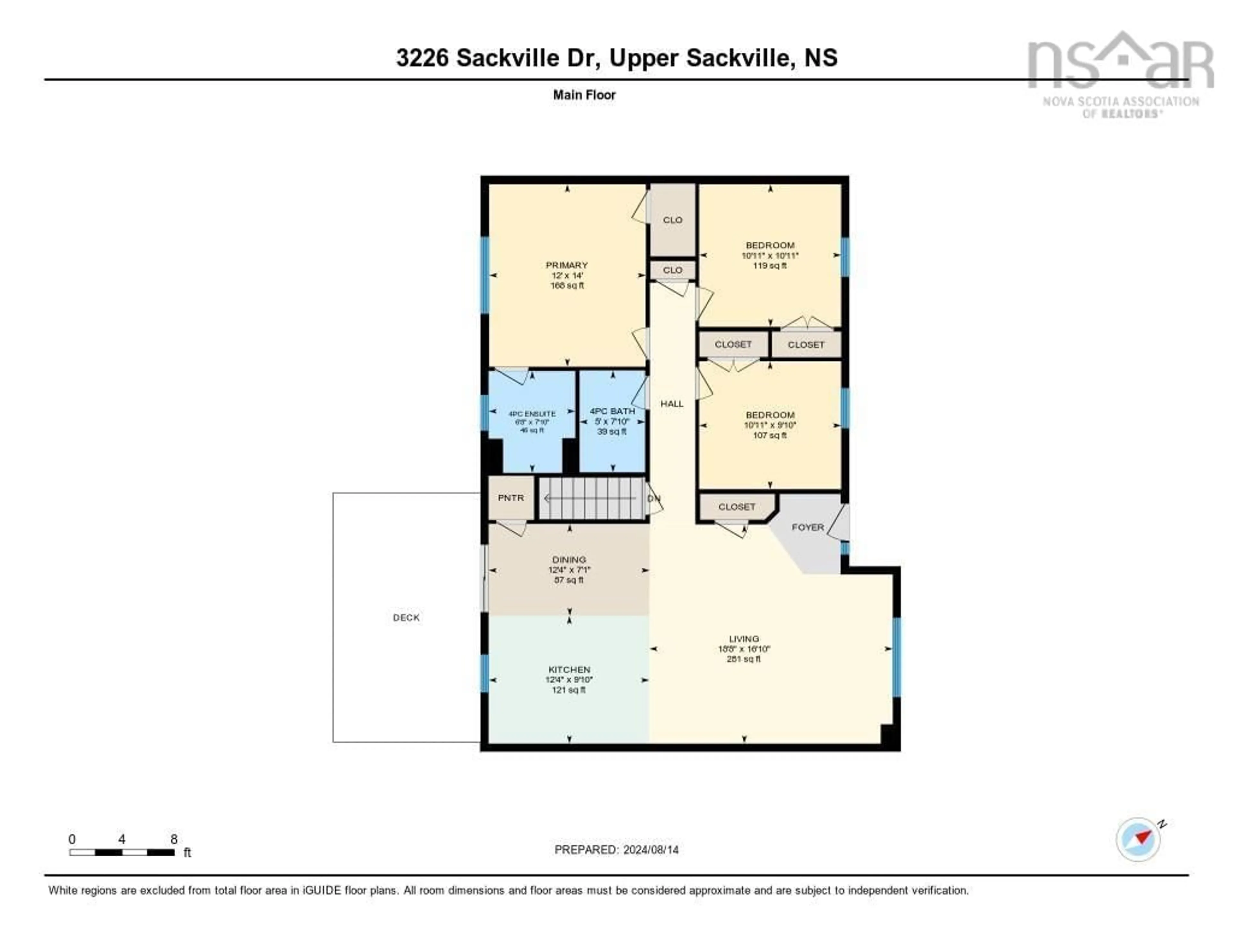 Floor plan for 3226 Sackville Dr, Upper Sackville Nova Scotia B4E 3C5