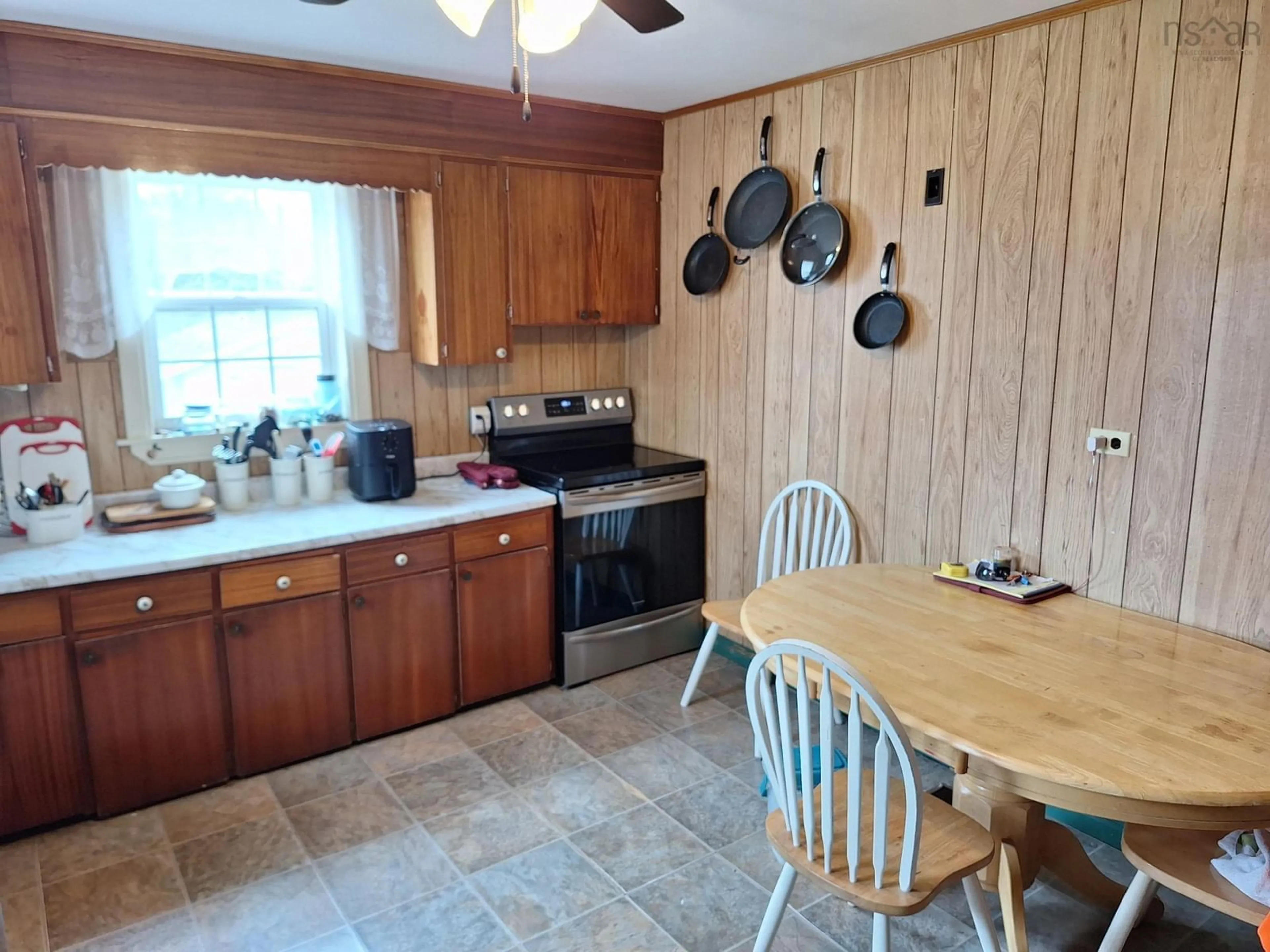 Standard kitchen, wood floors, cottage for 640 Marine Drive, Ecum Secum Nova Scotia B0J 2K0