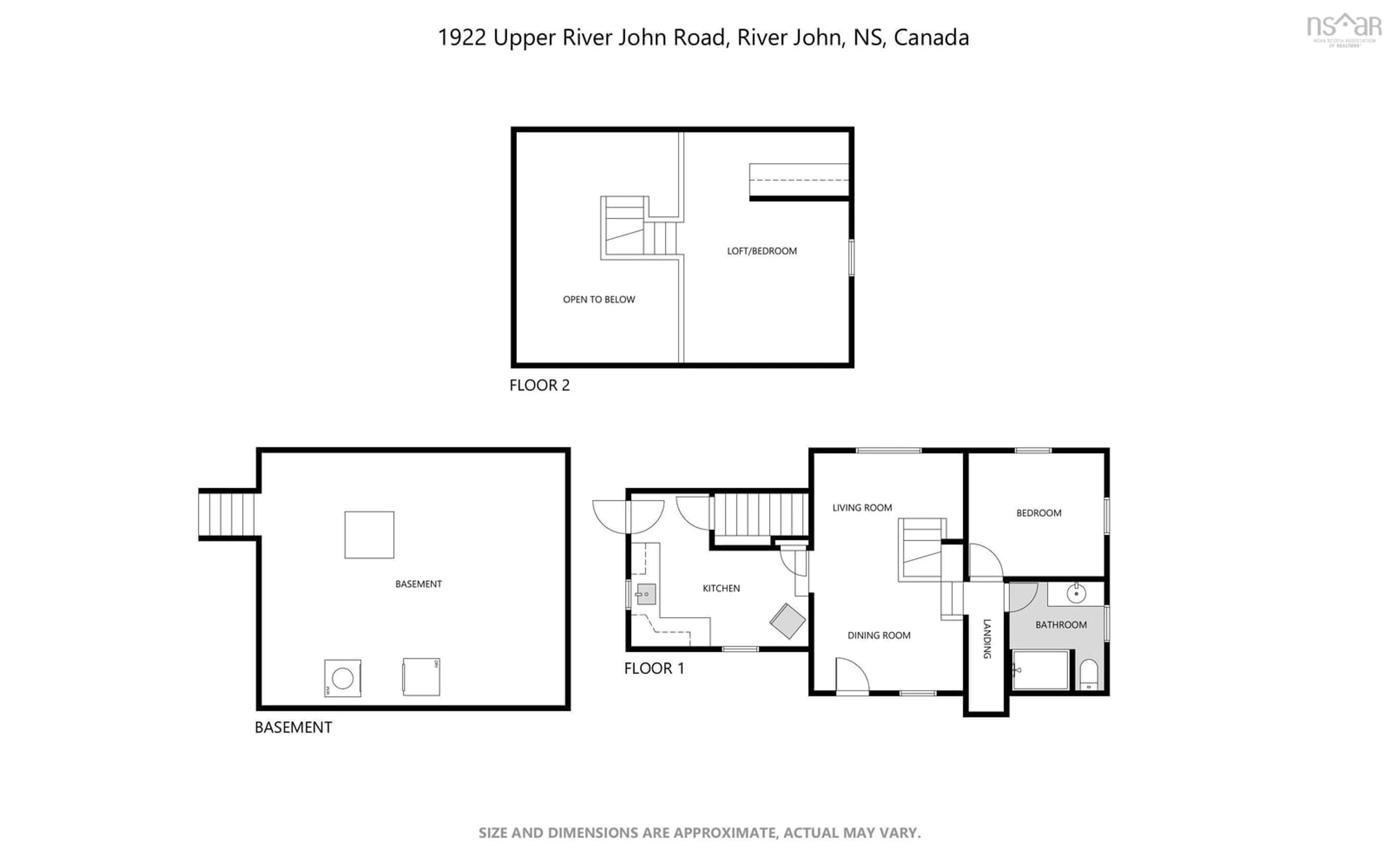 Floor plan for 1922 Upper River John Rd, Brule Nova Scotia B0K 1N0