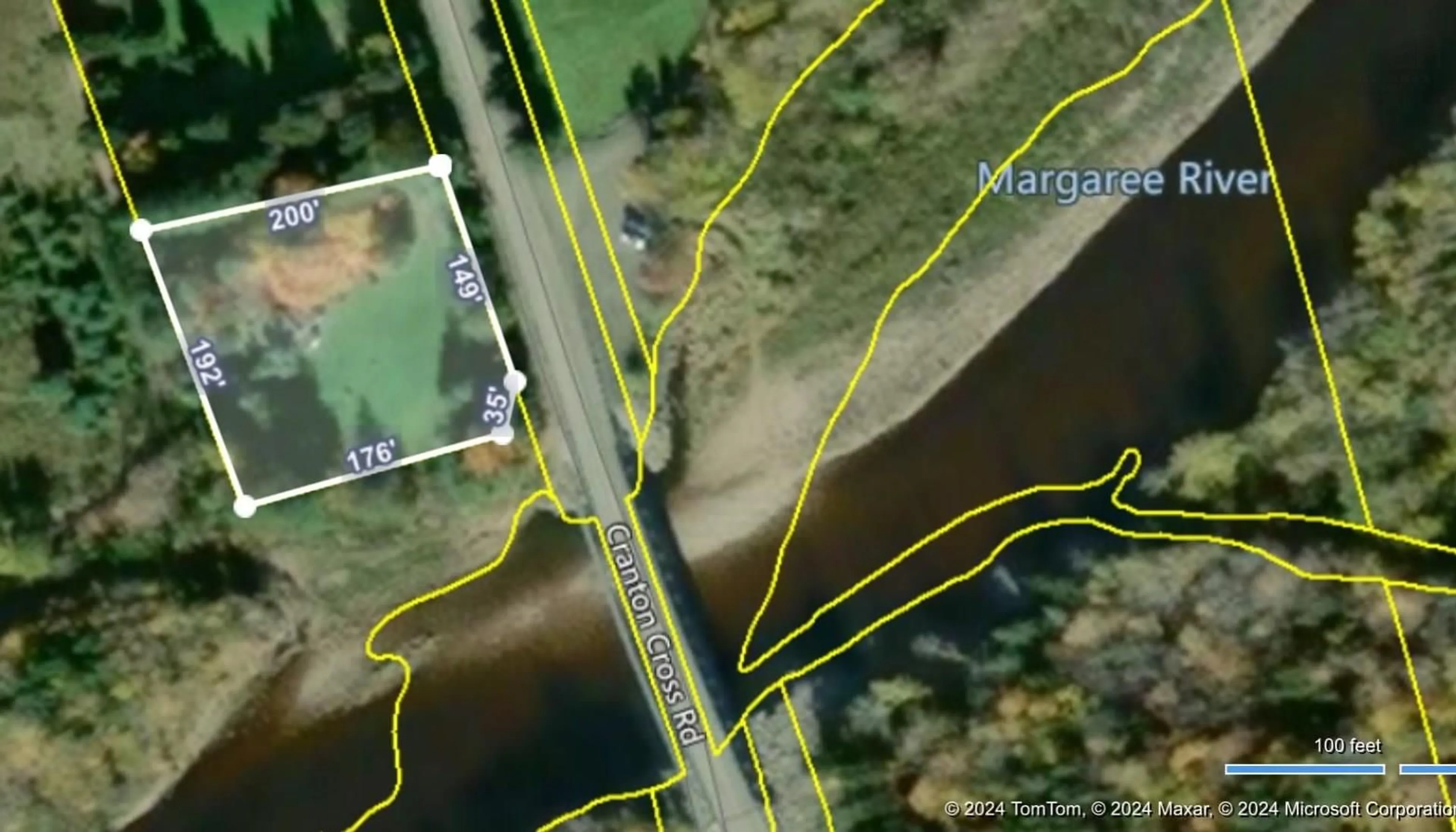 Picture of a map for 131 Cranton Cross Rd. Rd, Margaree Centre Nova Scotia B0E 1Z0