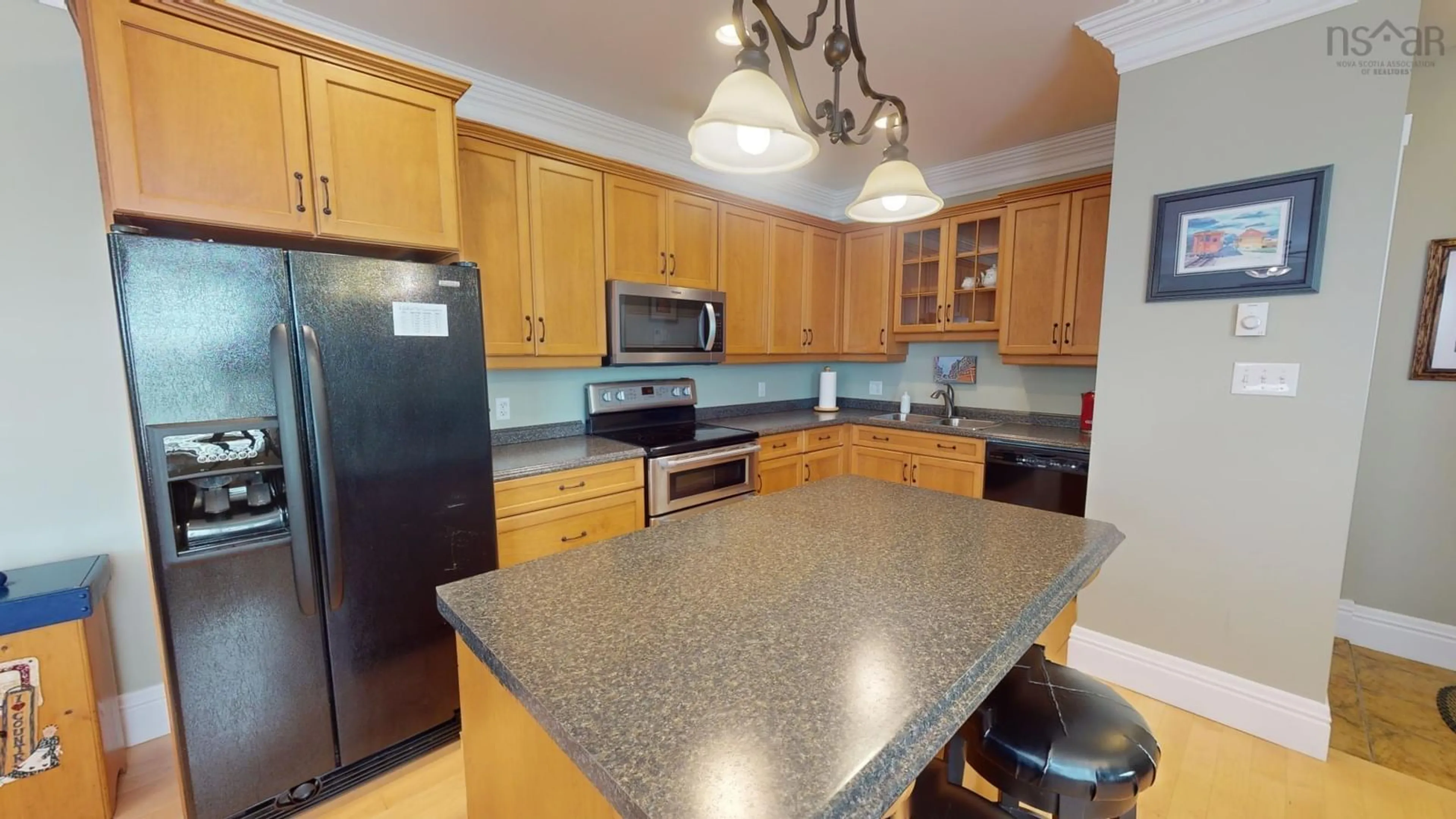 Kitchen, wood floors for 55 Vincent Way #4, Antigonish Nova Scotia B2G 2X3