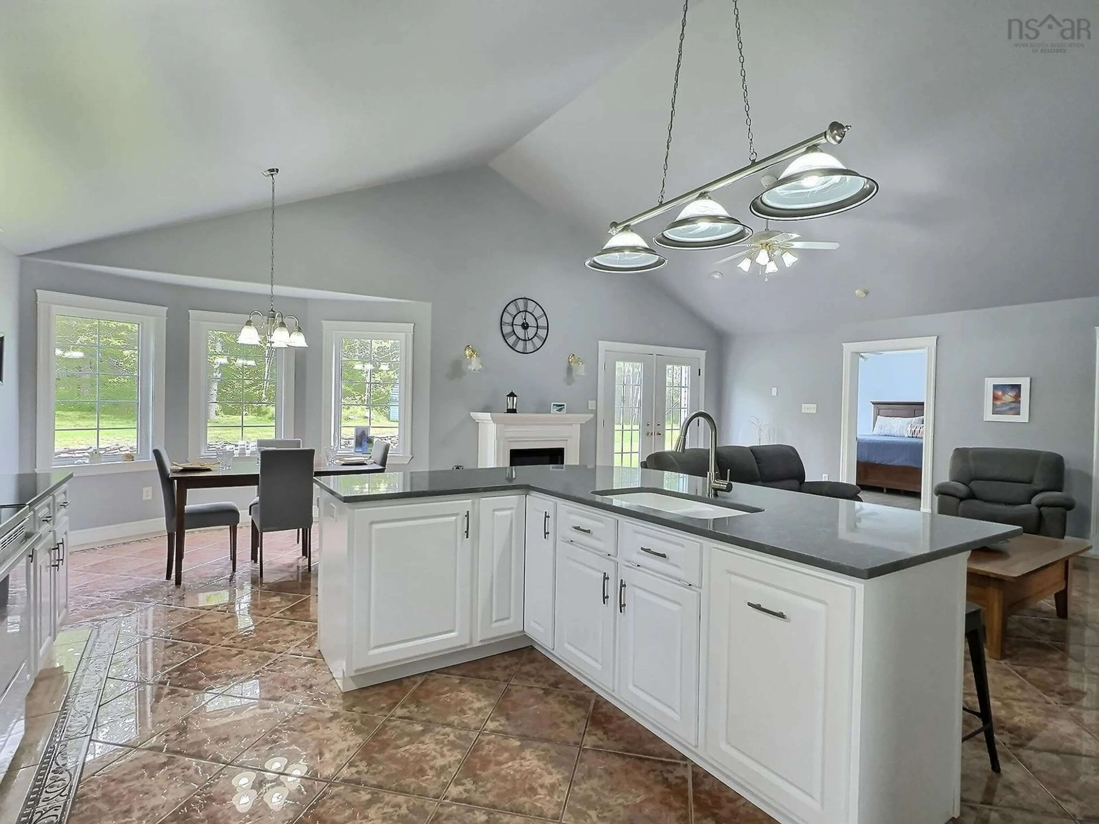 Open concept kitchen for 4 Eastmount Crt, East Mountain Nova Scotia B6L 2E8