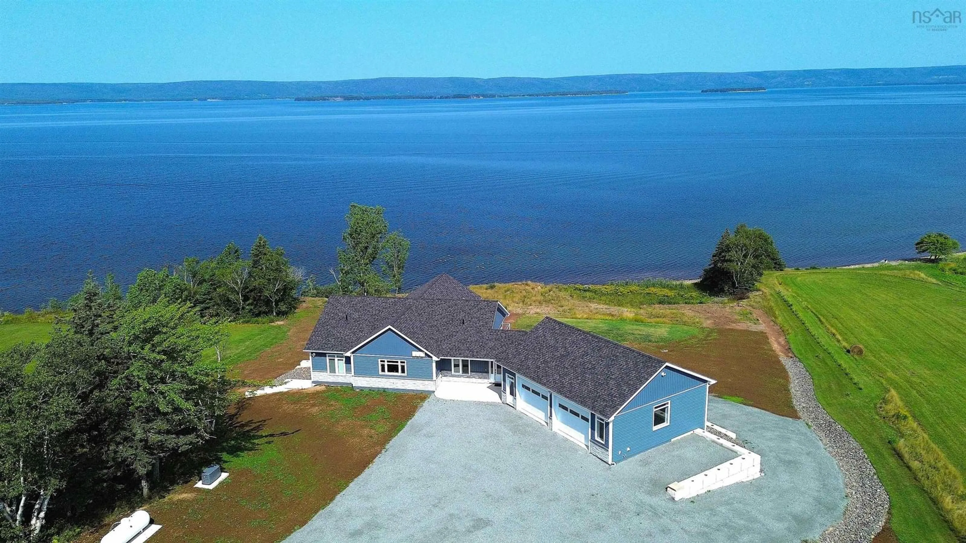 Frontside or backside of a home, lake for 3361 West Bay Rd., St. Georges Channel, West Bay Nova Scotia B0E 3K0