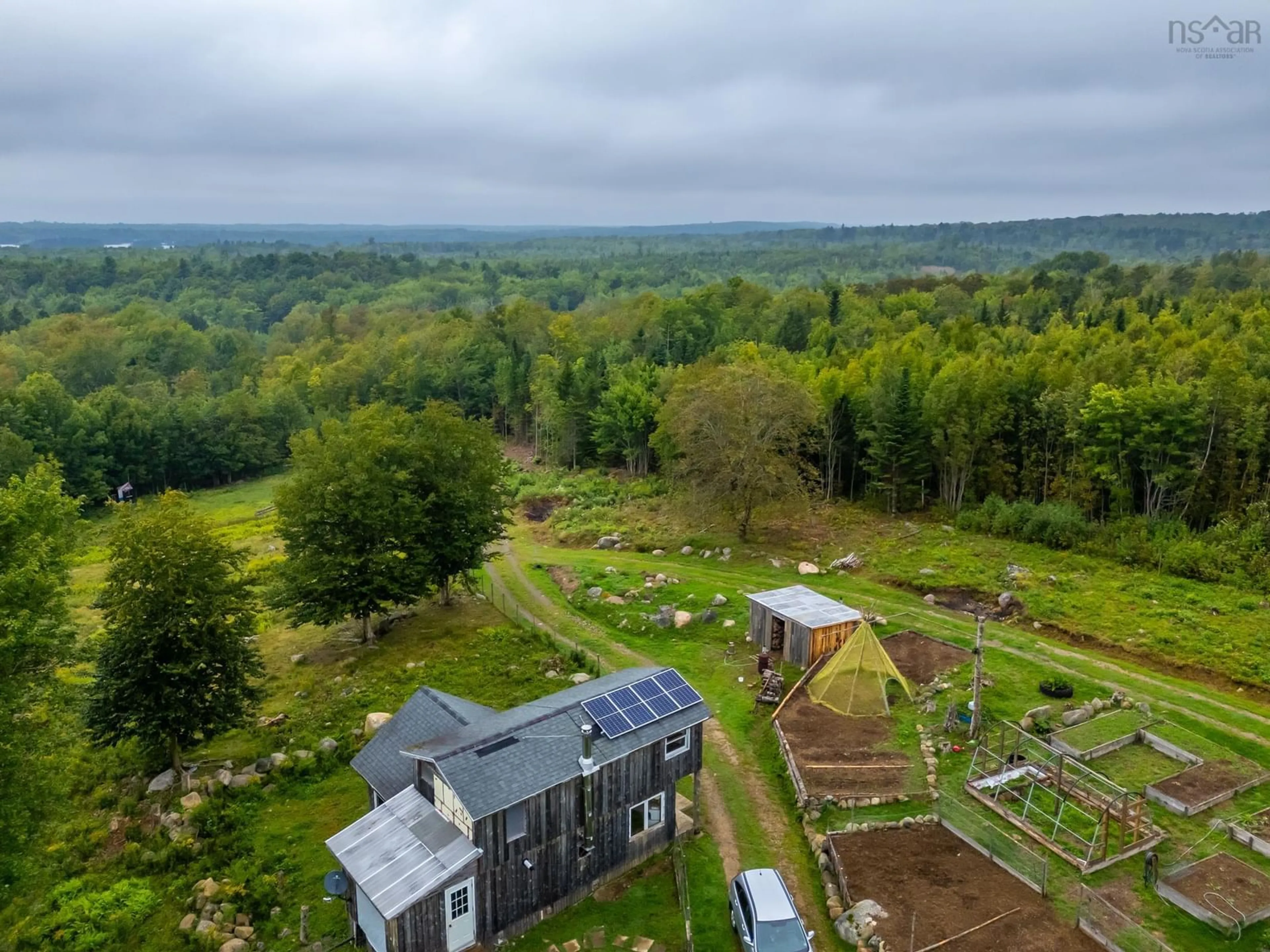 A pic from outside/outdoor area/front of a property/back of a property/a pic from drone, unknown for 3828 Sissiboo Rd, South Range Nova Scotia B0W 1H0