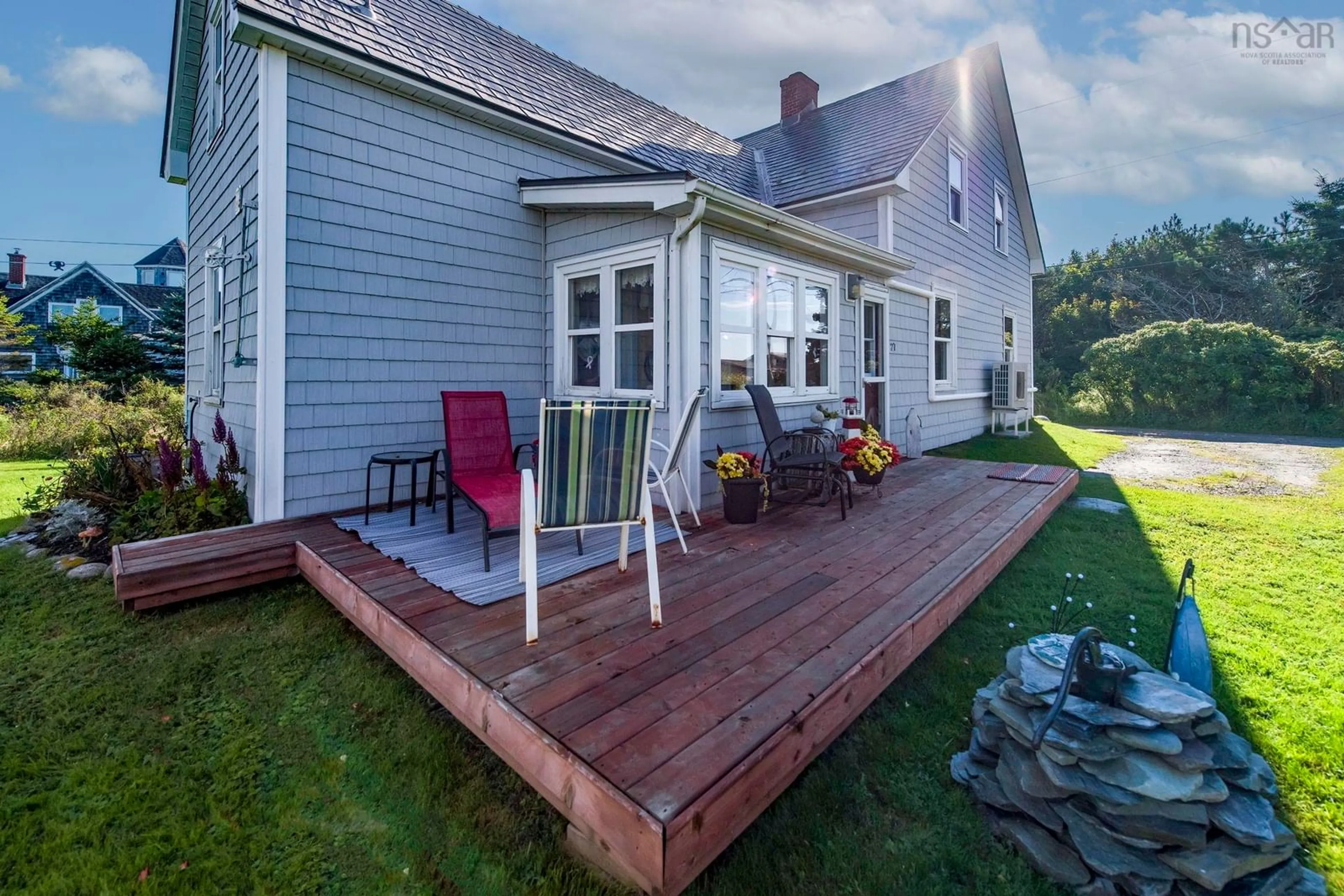 Patio, cottage for 27 Cove Rd, Prospect Nova Scotia B3T 2B2