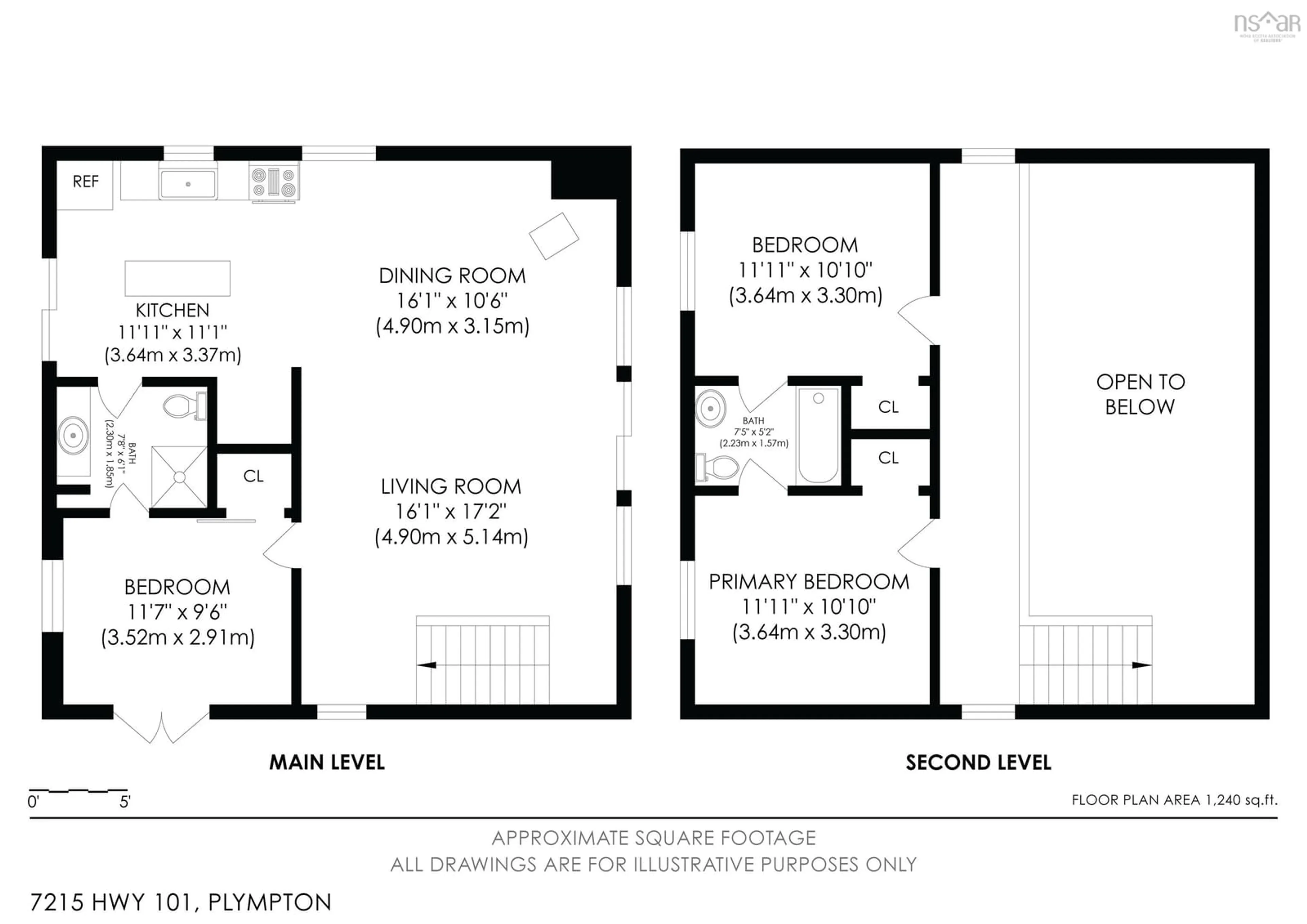 Floor plan for 7215 Ns 101 Hwy, Plympton Nova Scotia B0W 2R0