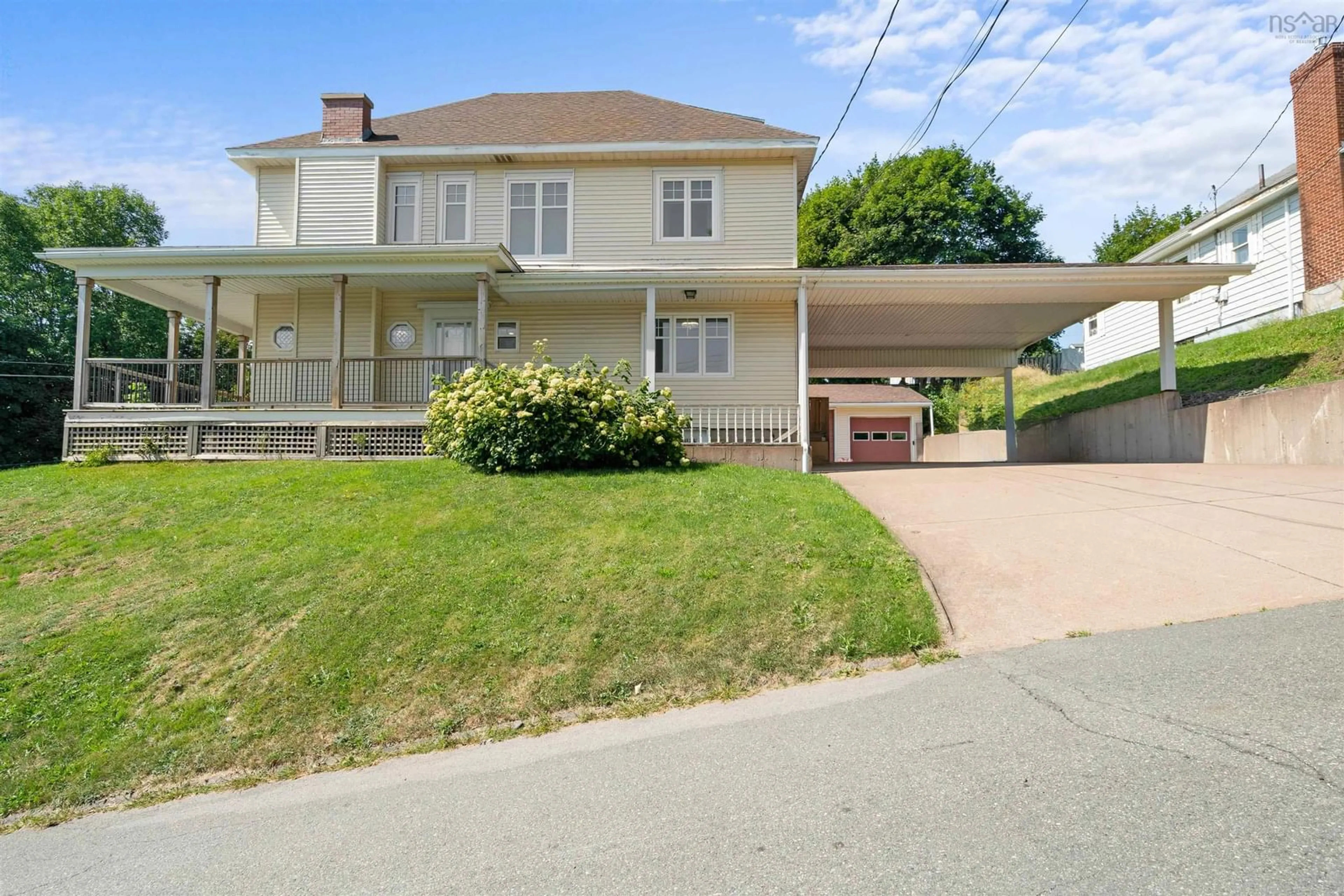 Frontside or backside of a home, the street view for 16 Second St, New Glasgow Nova Scotia B2H 1E4