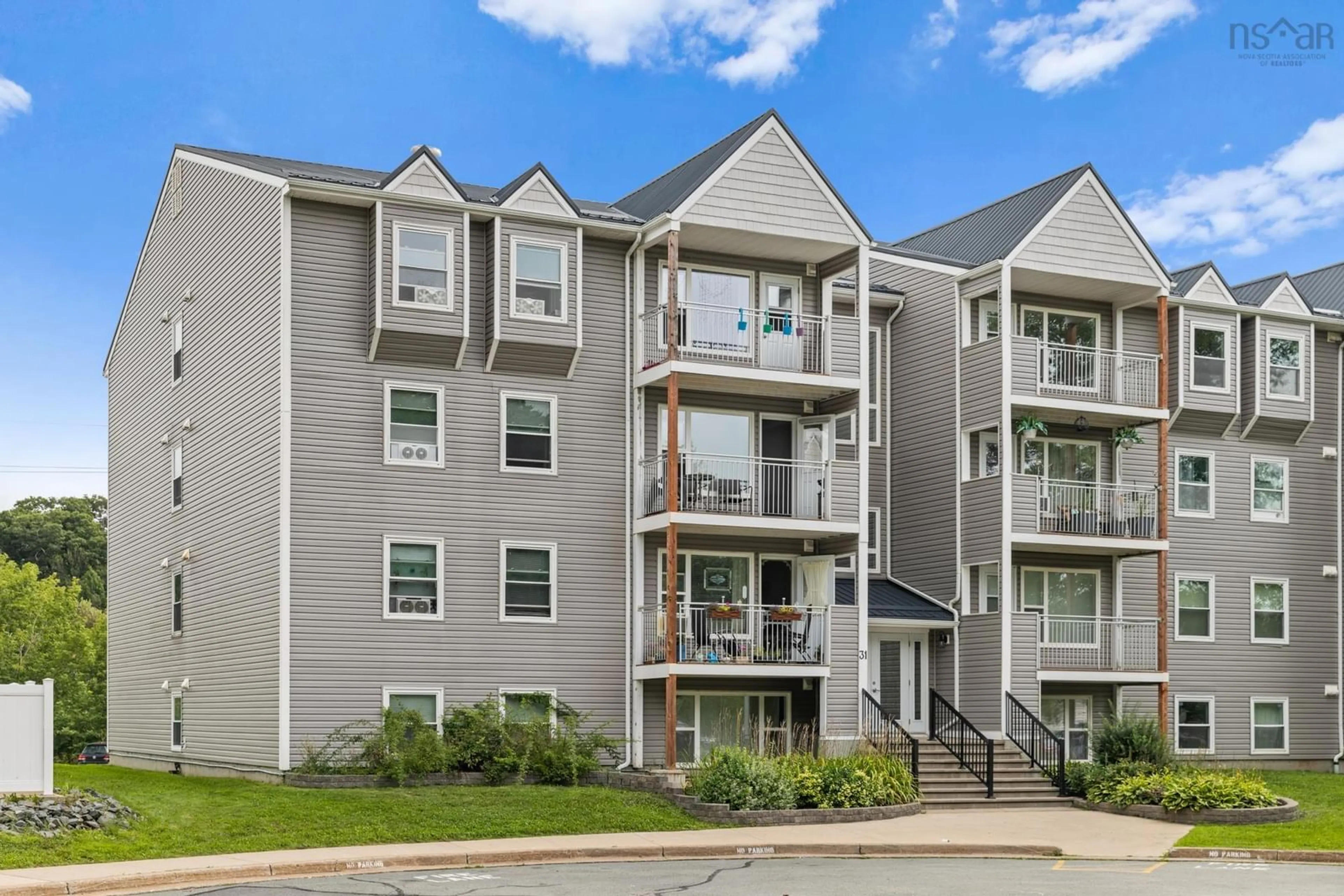 A pic from exterior of the house or condo, the front or back of building for 31 River Lane #101, Bedford Nova Scotia B4A 3Y7