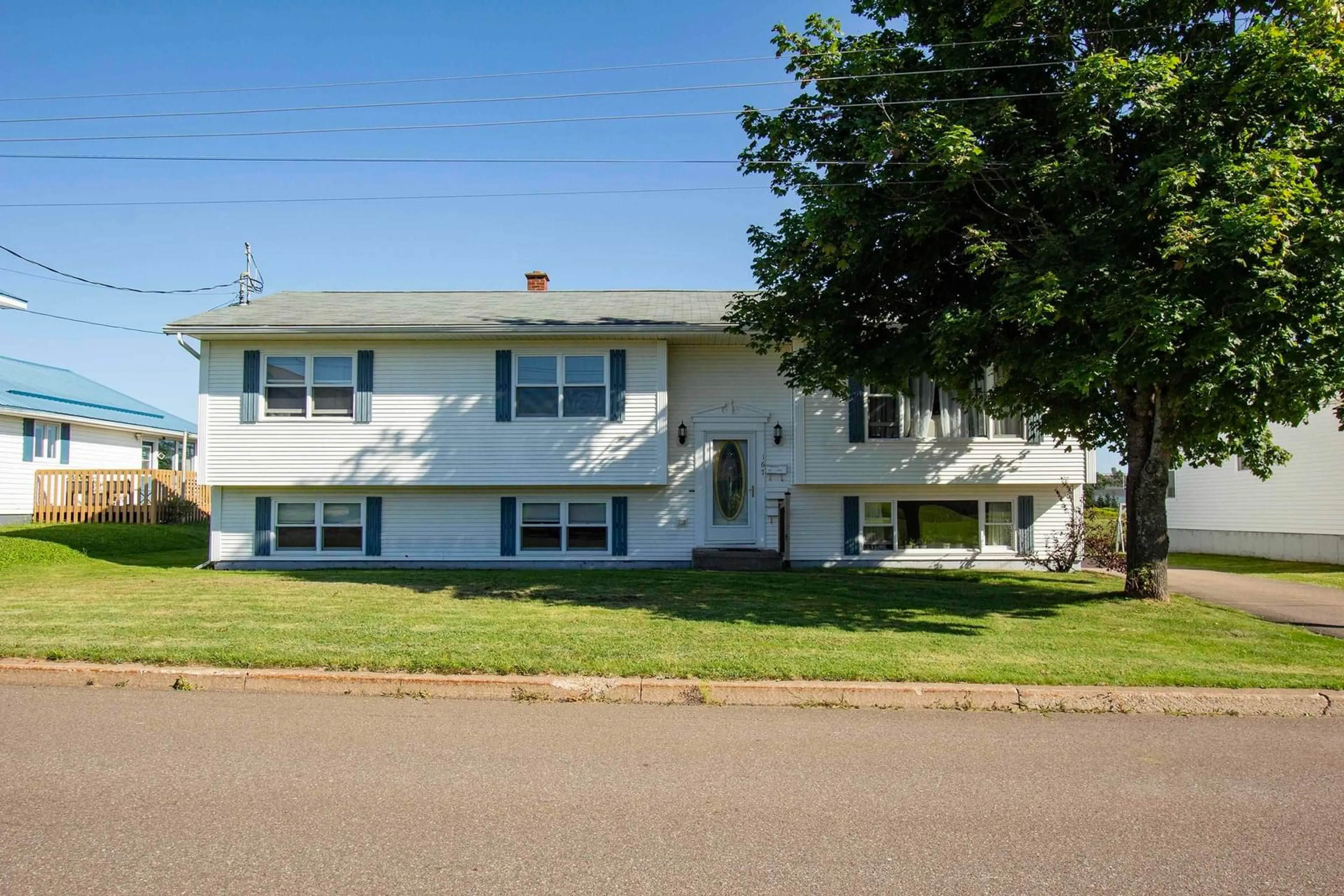 Frontside or backside of a home, the front or back of building for 167 Spring St, Amherst Nova Scotia B4H 4K2