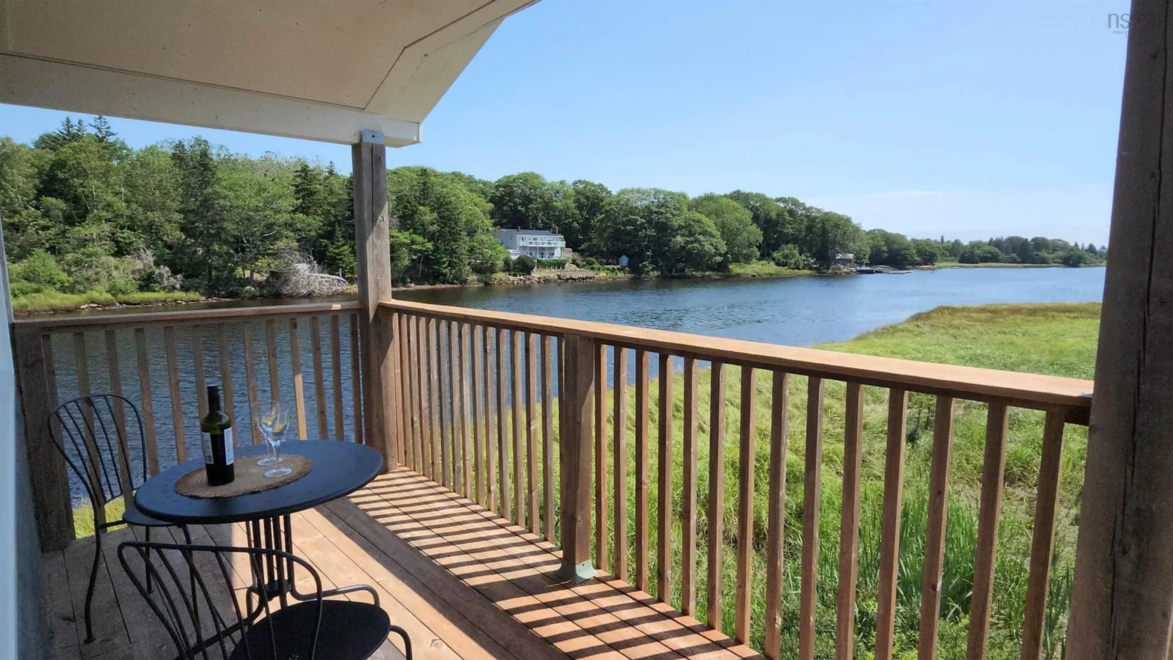 Patio, the view of lake or river for 5 Green Bay Rd, Petite Rivière Nova Scotia B4V 5E2