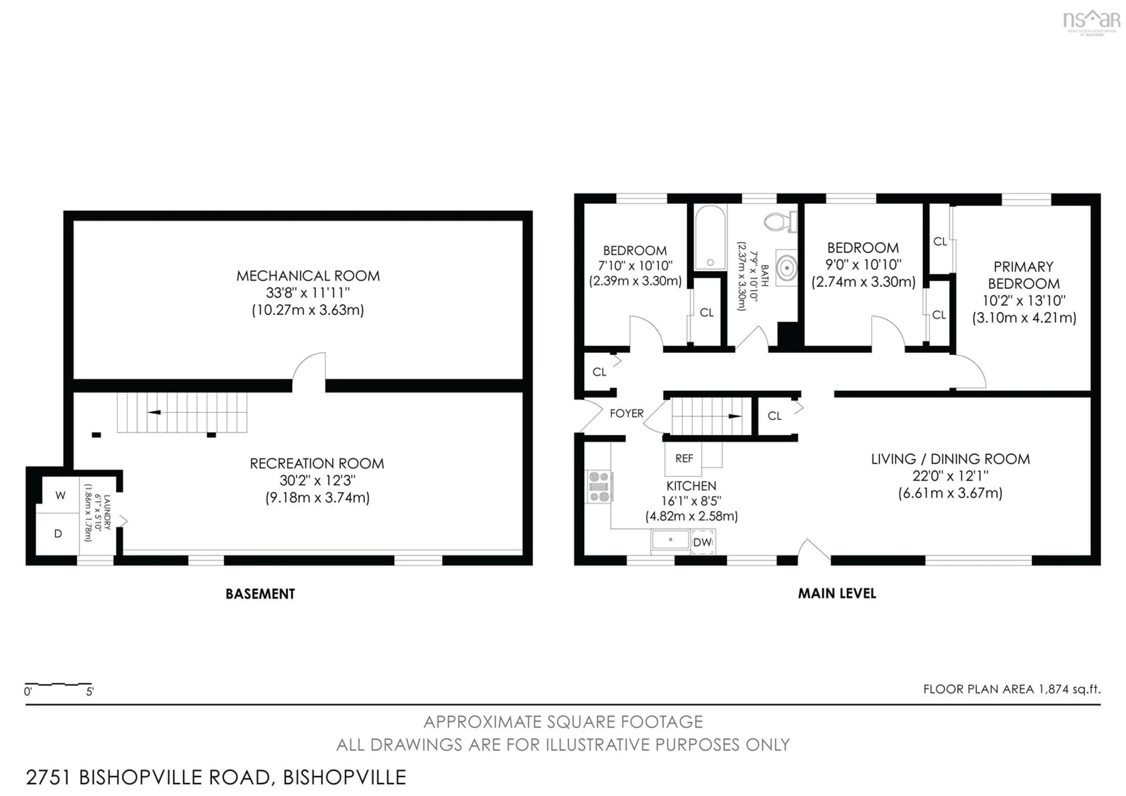 Floor plan for 2751 Bishopville Rd, Bishopville Nova Scotia B0P 1P0