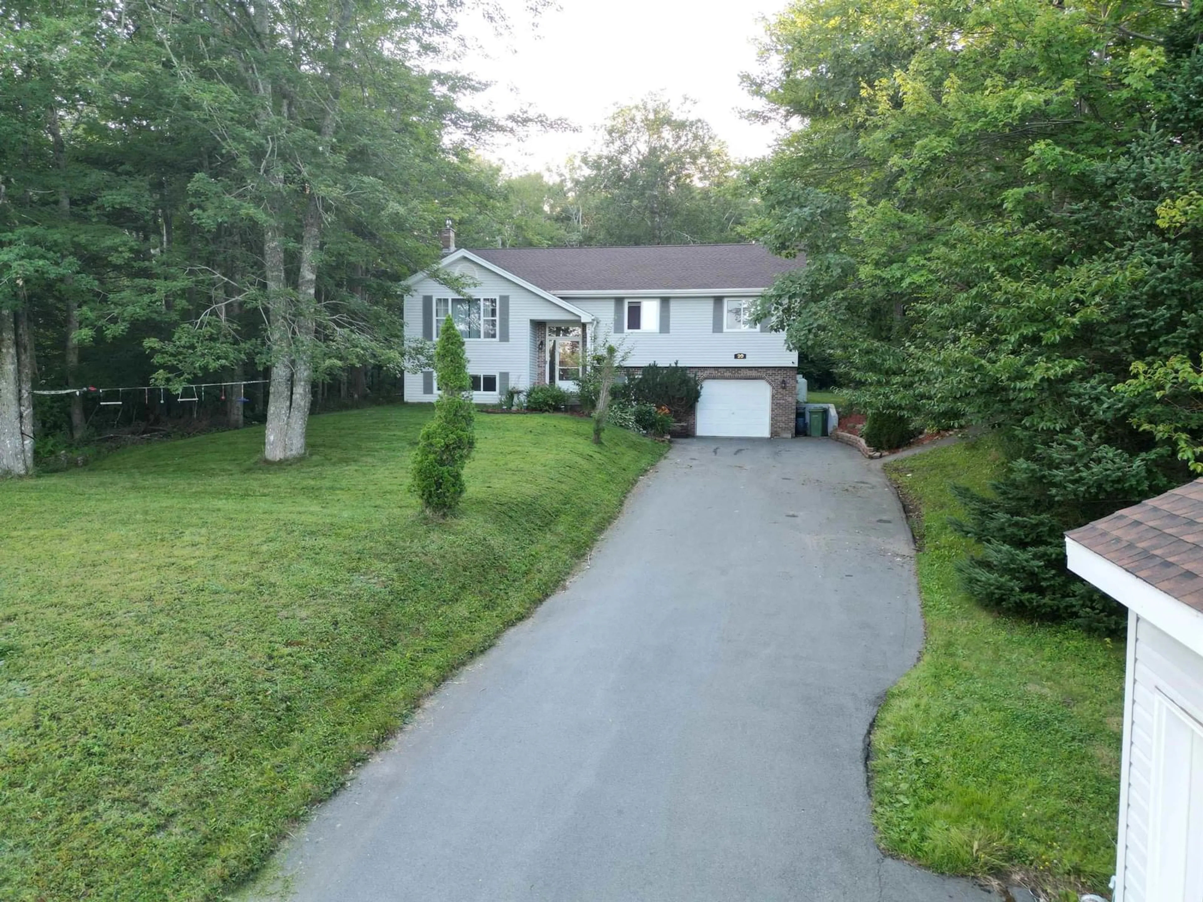 Frontside or backside of a home, the street view for 20 Paula Dr, Hammonds Plains Nova Scotia B3Z 1J5