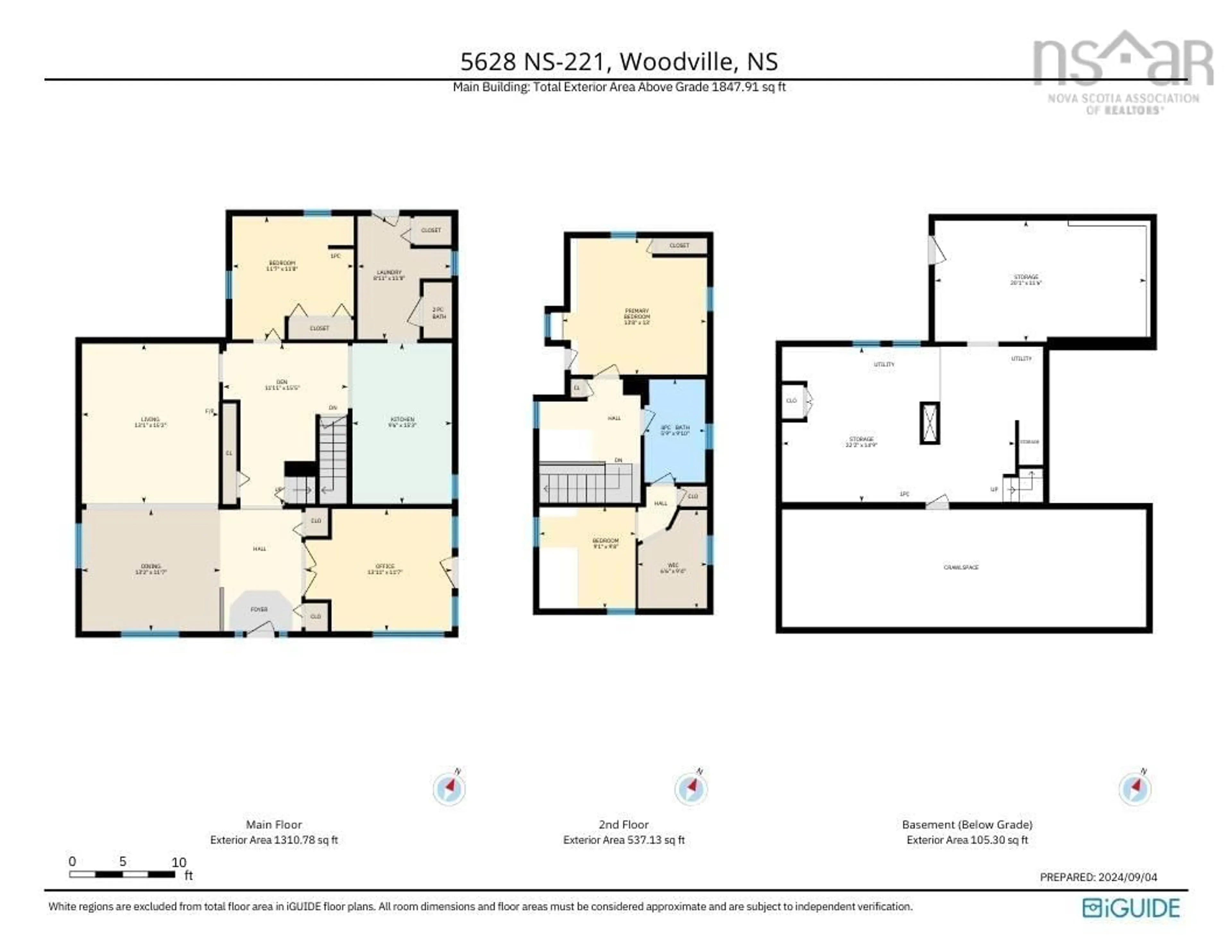 Floor plan for 5628 Highway 221, Woodville Nova Scotia B0P 1V0