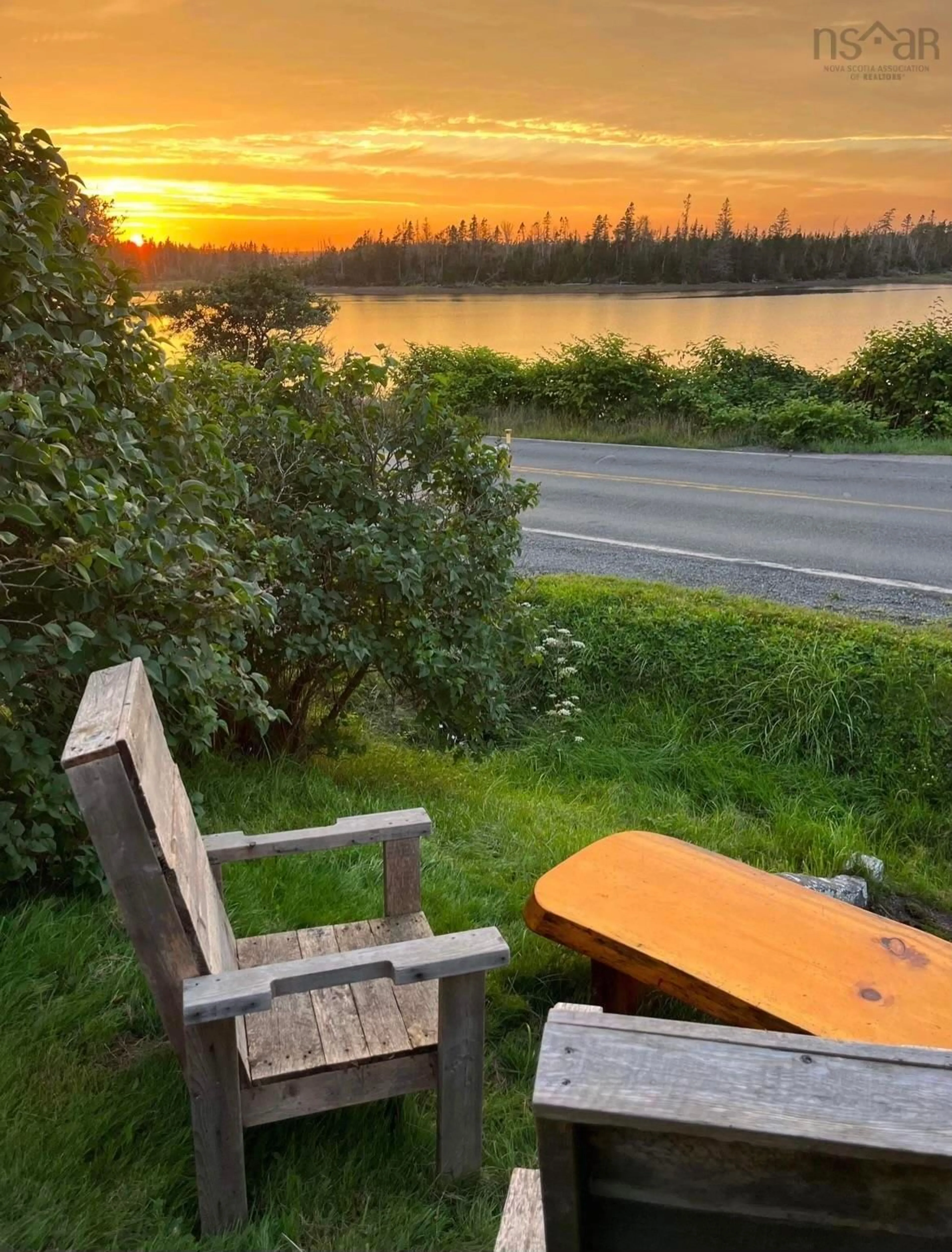 Patio, the view of lake or river for 2804 Highway 320, Poulamon Nova Scotia B0E 1K0