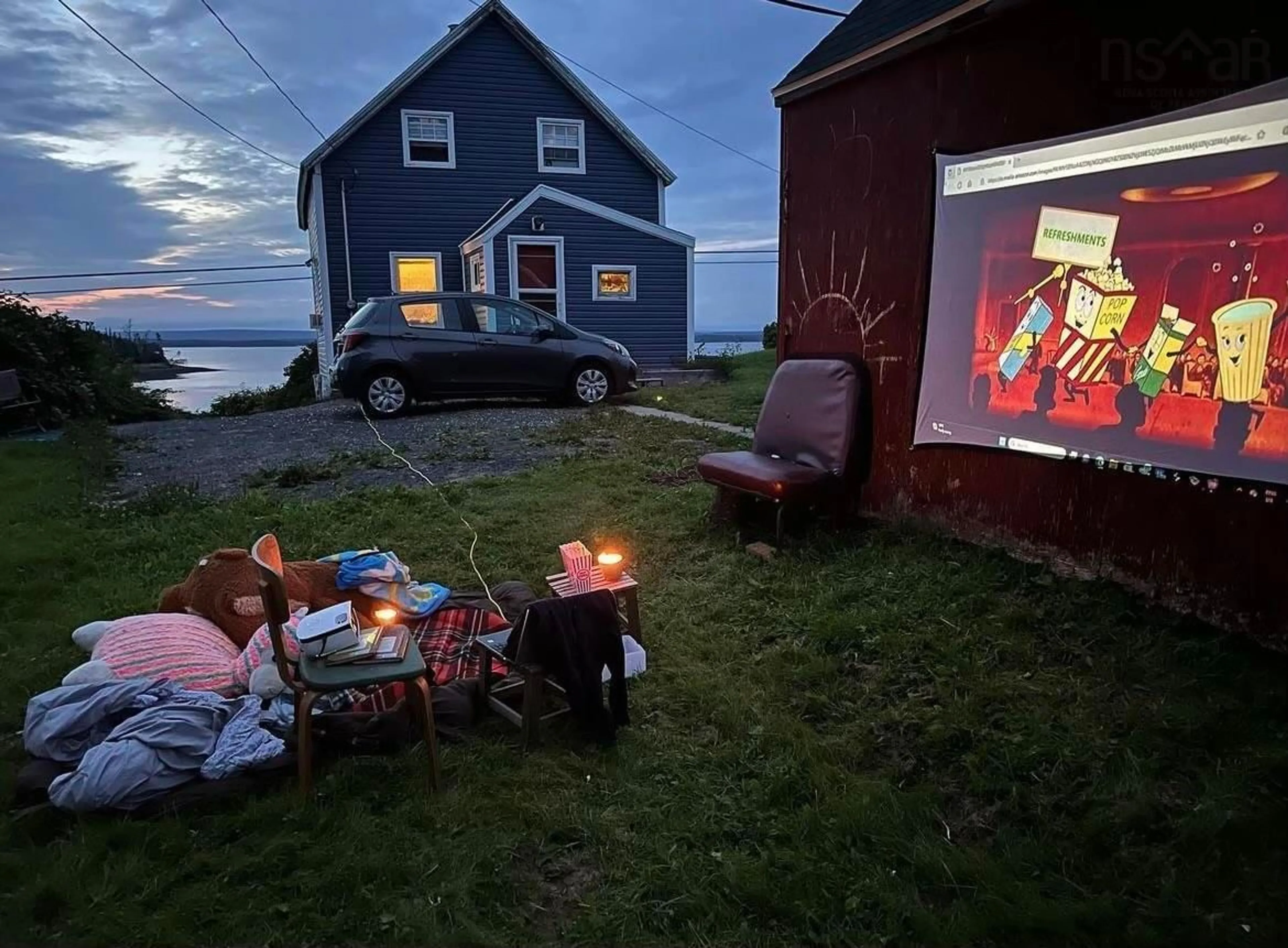 Home theater for 2804 Highway 320, Poulamon Nova Scotia B0E 1K0