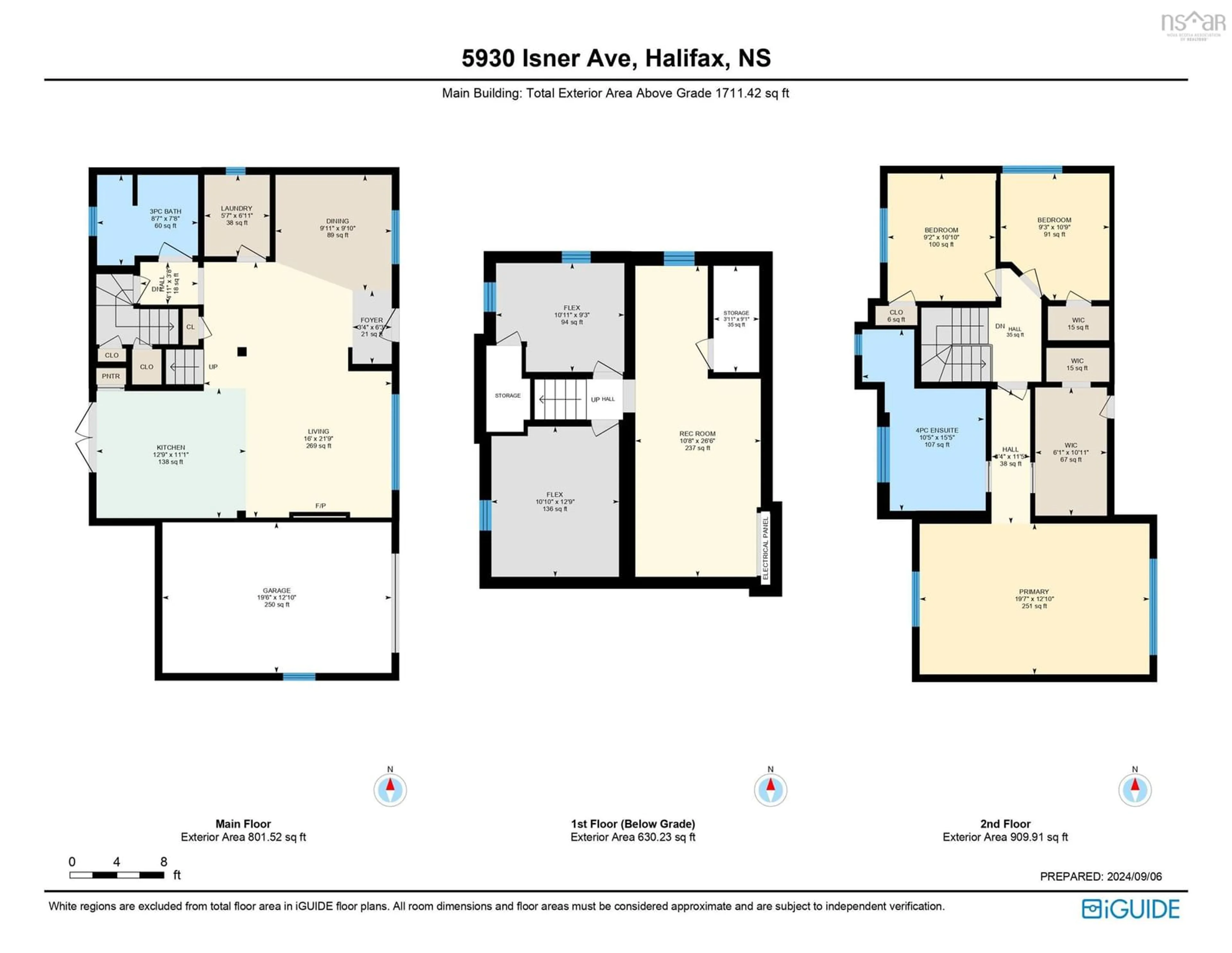 Floor plan for 6930 Isner Ave, Halifax Nova Scotia B3L 2J7