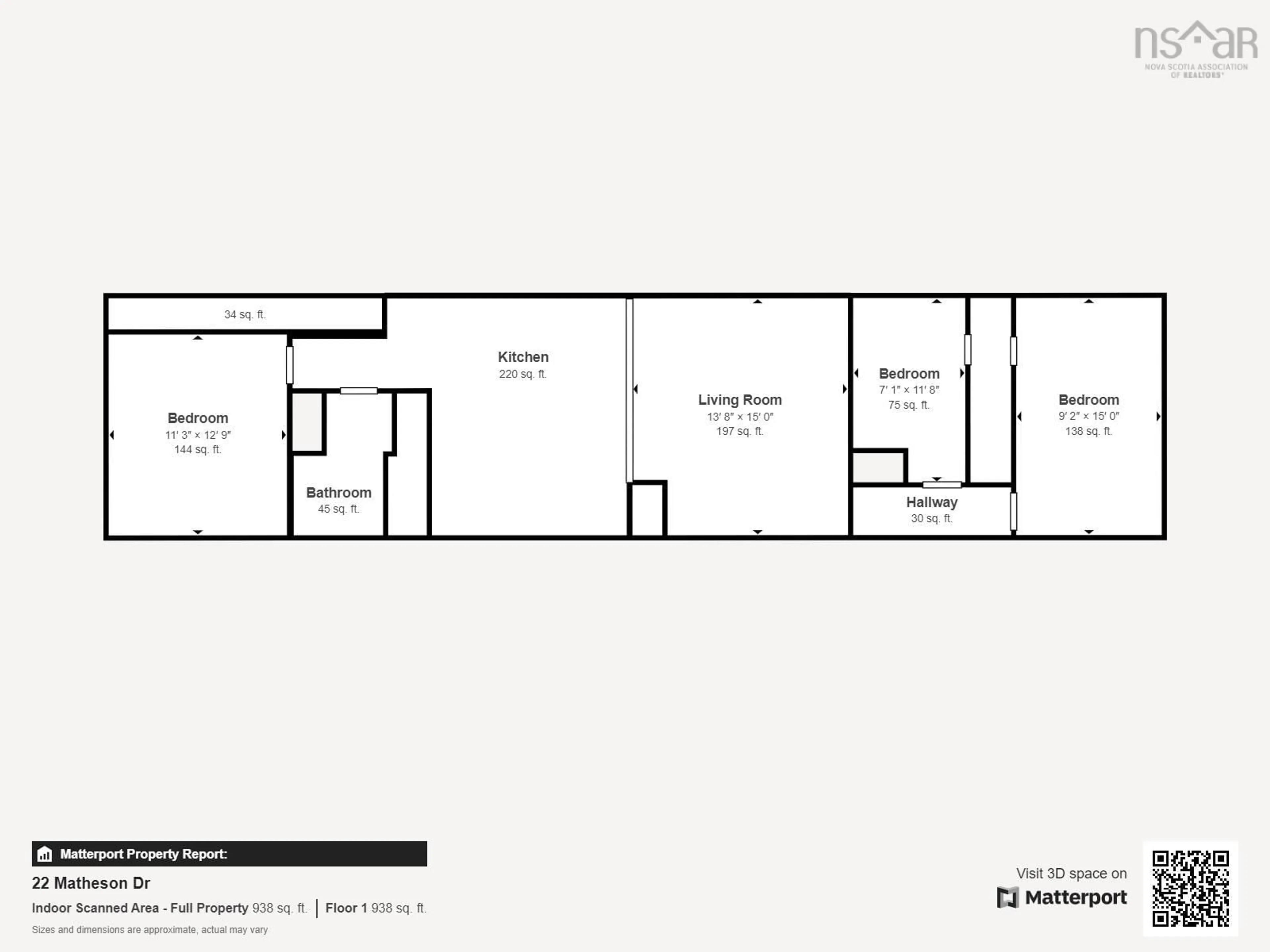 Floor plan for 22 Matheson Dr, Salmon River Nova Scotia B2N 7G3