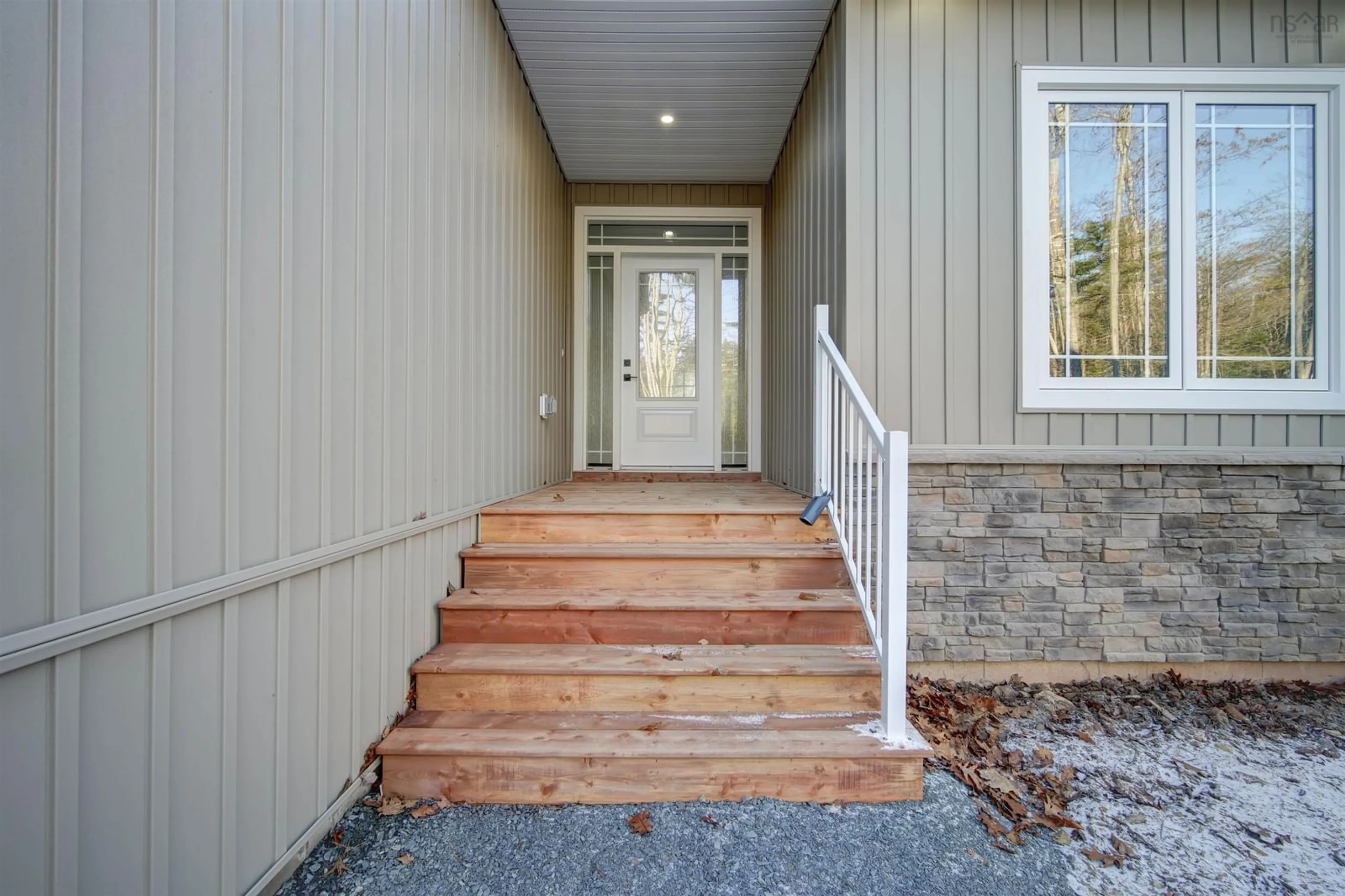 Indoor entryway, wood floors for 40 Wintergreen Lane, Grand Lake Nova Scotia B2T 0K2