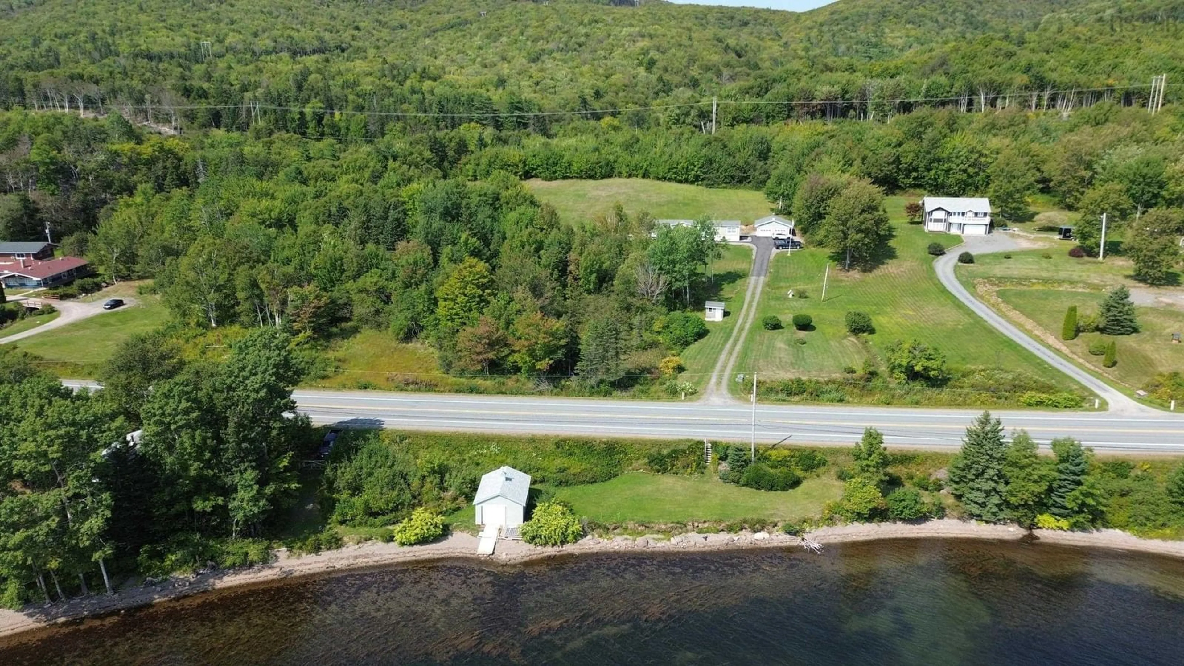 A pic from exterior of the house or condo, lake for 10335 Highway 105, Aberdeen Nova Scotia B0E 3M0