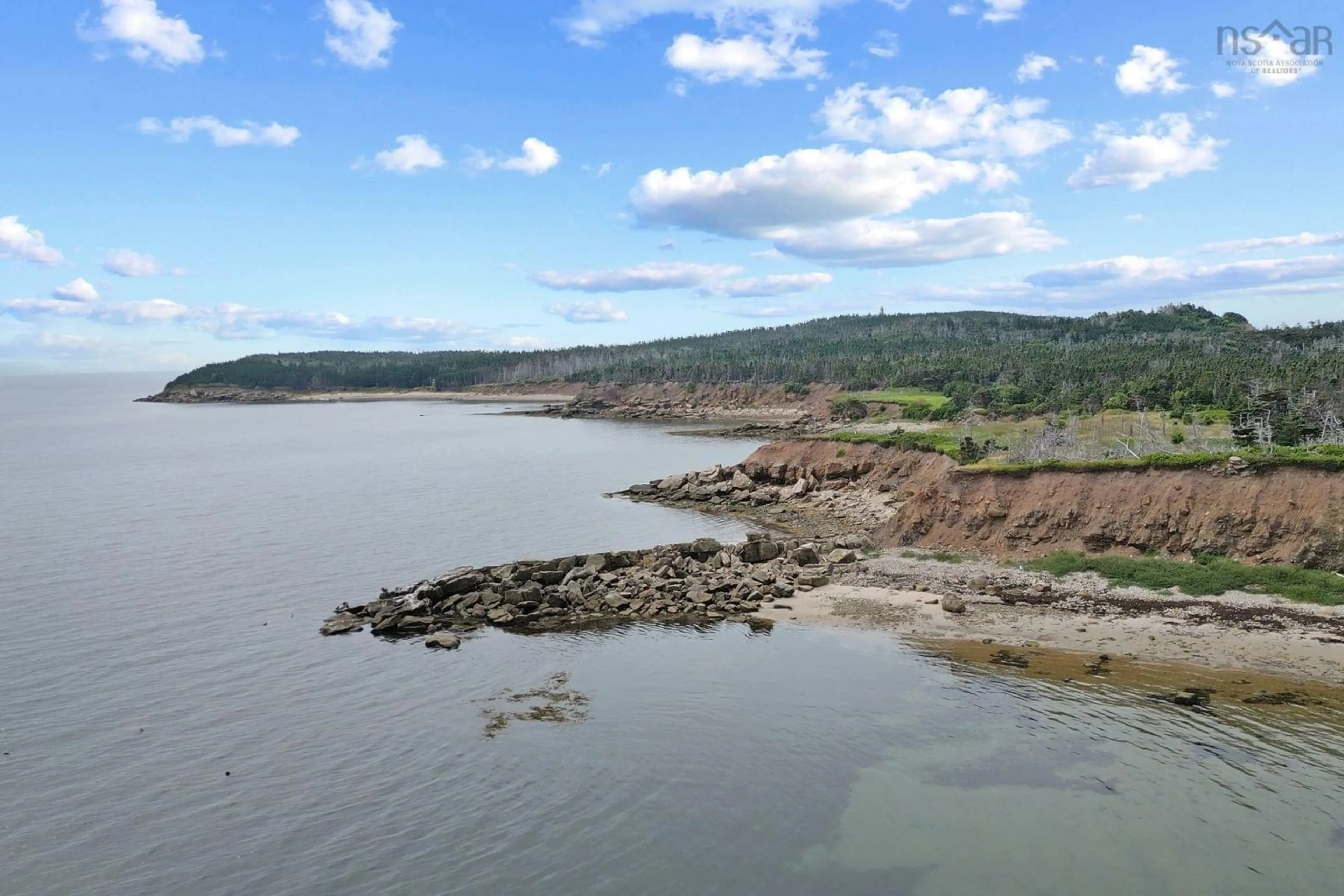 A pic from outside/outdoor area/front of a property/back of a property/a pic from drone, water/lake/river/ocean view for Henry Island, Port Hood Nova Scotia B0E 2W0