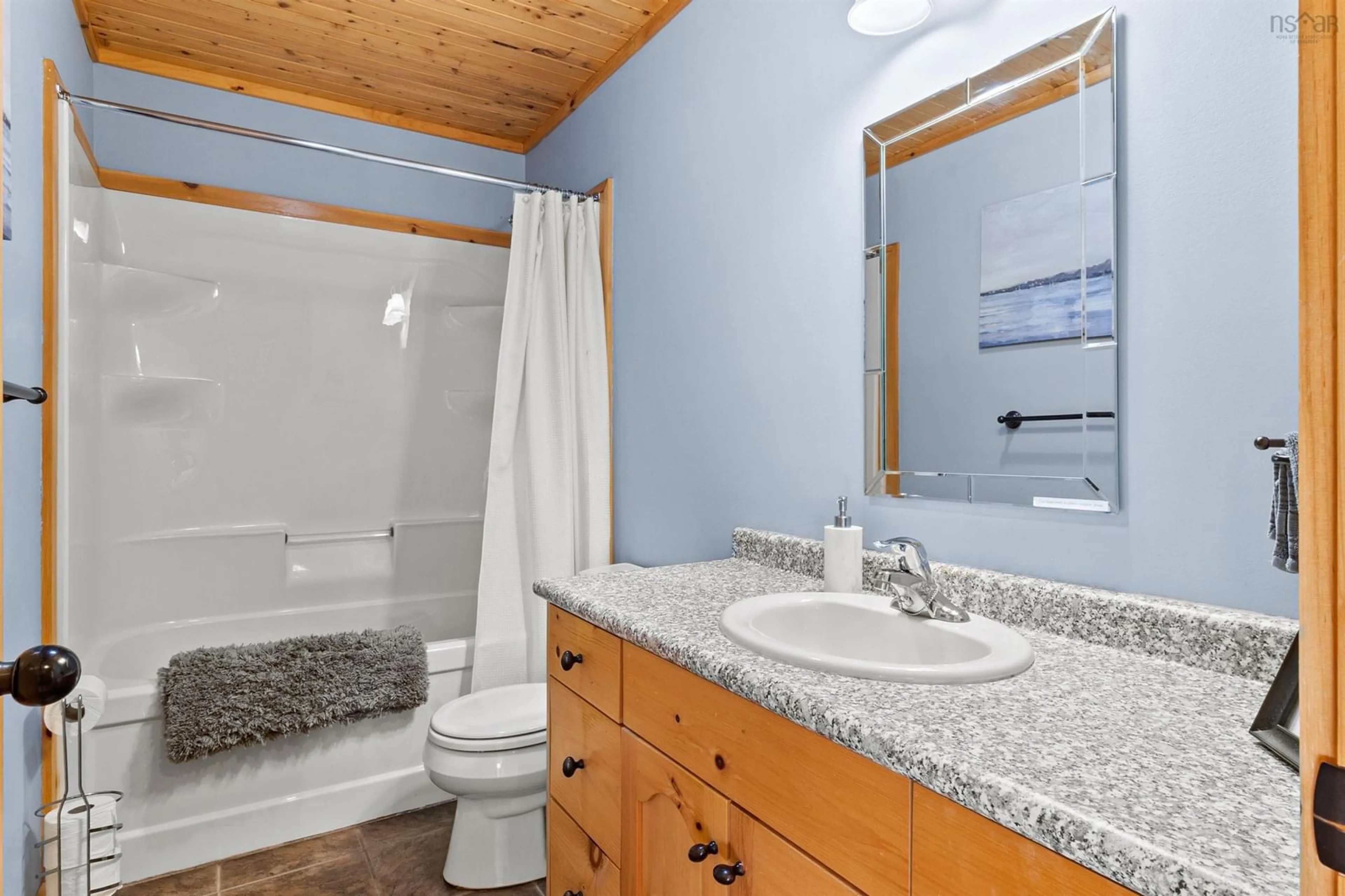 Bathroom, wood floors for 6 Partridge Lane, Vaughan Nova Scotia B0N 2T0