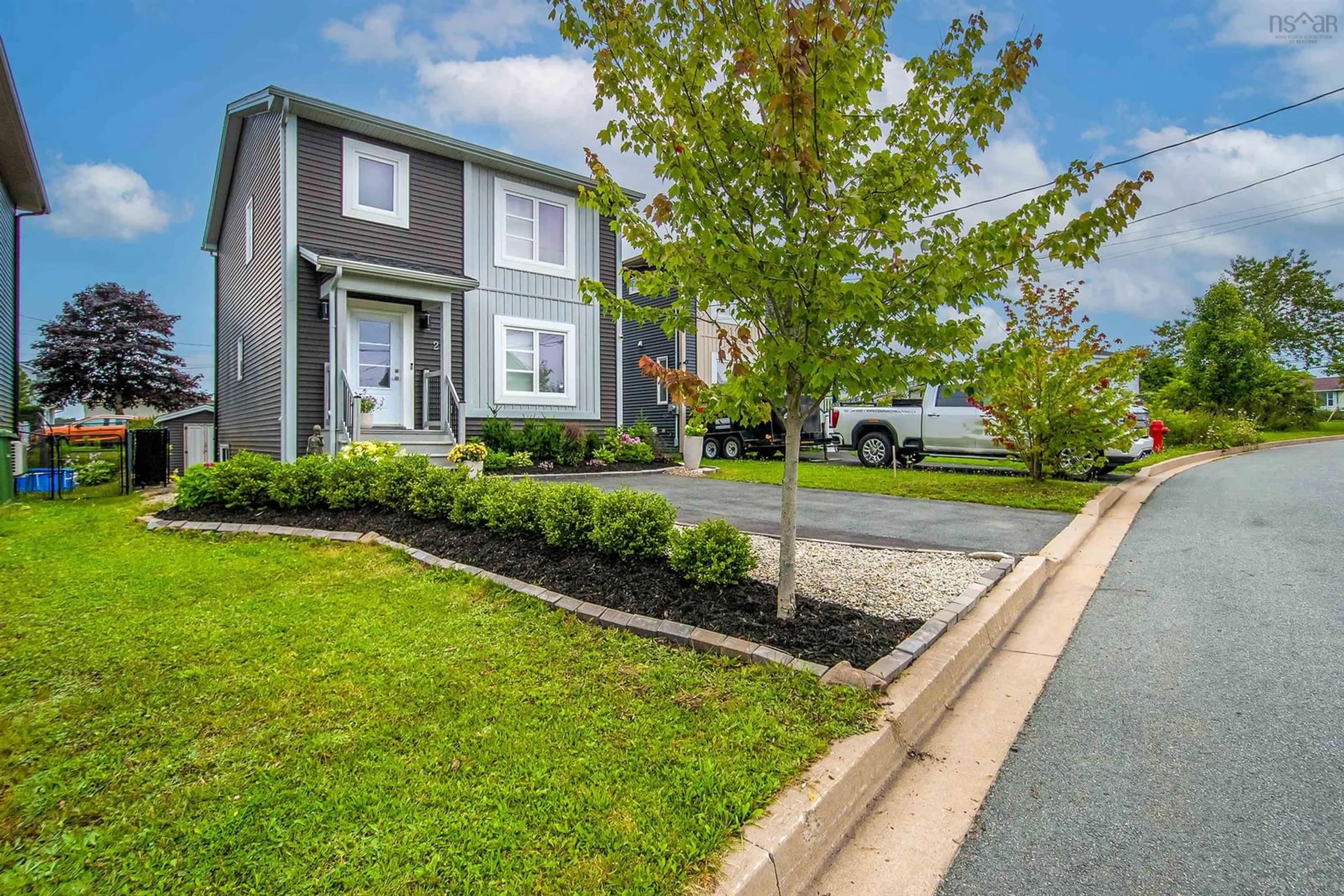 A pic from exterior of the house or condo, the street view for 21 Boyne Crt, Eastern Passage Nova Scotia B3G 0G9