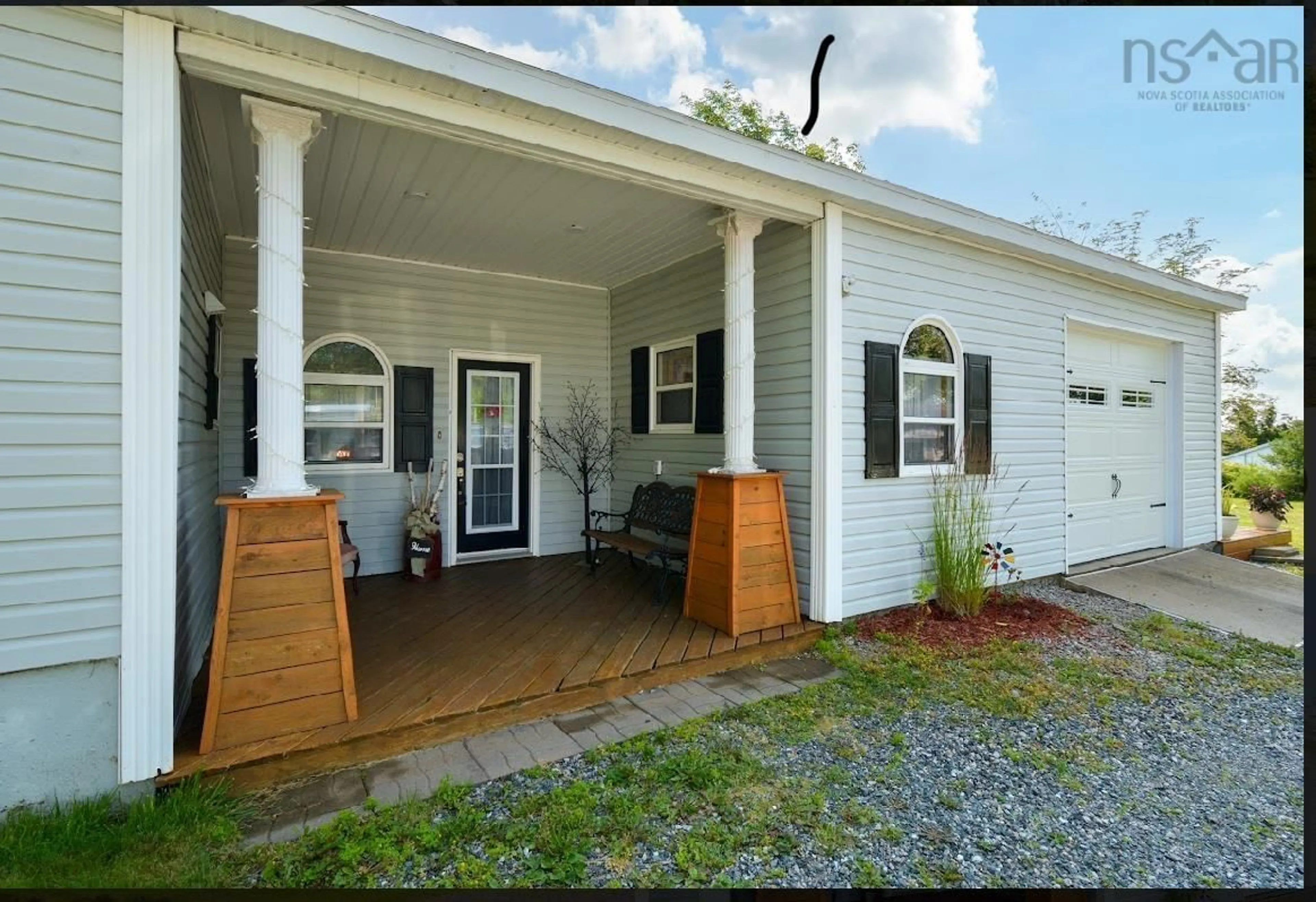 Home with vinyl exterior material for 2242 Sydney Rd, Reserve Mines Nova Scotia B1E 1K1