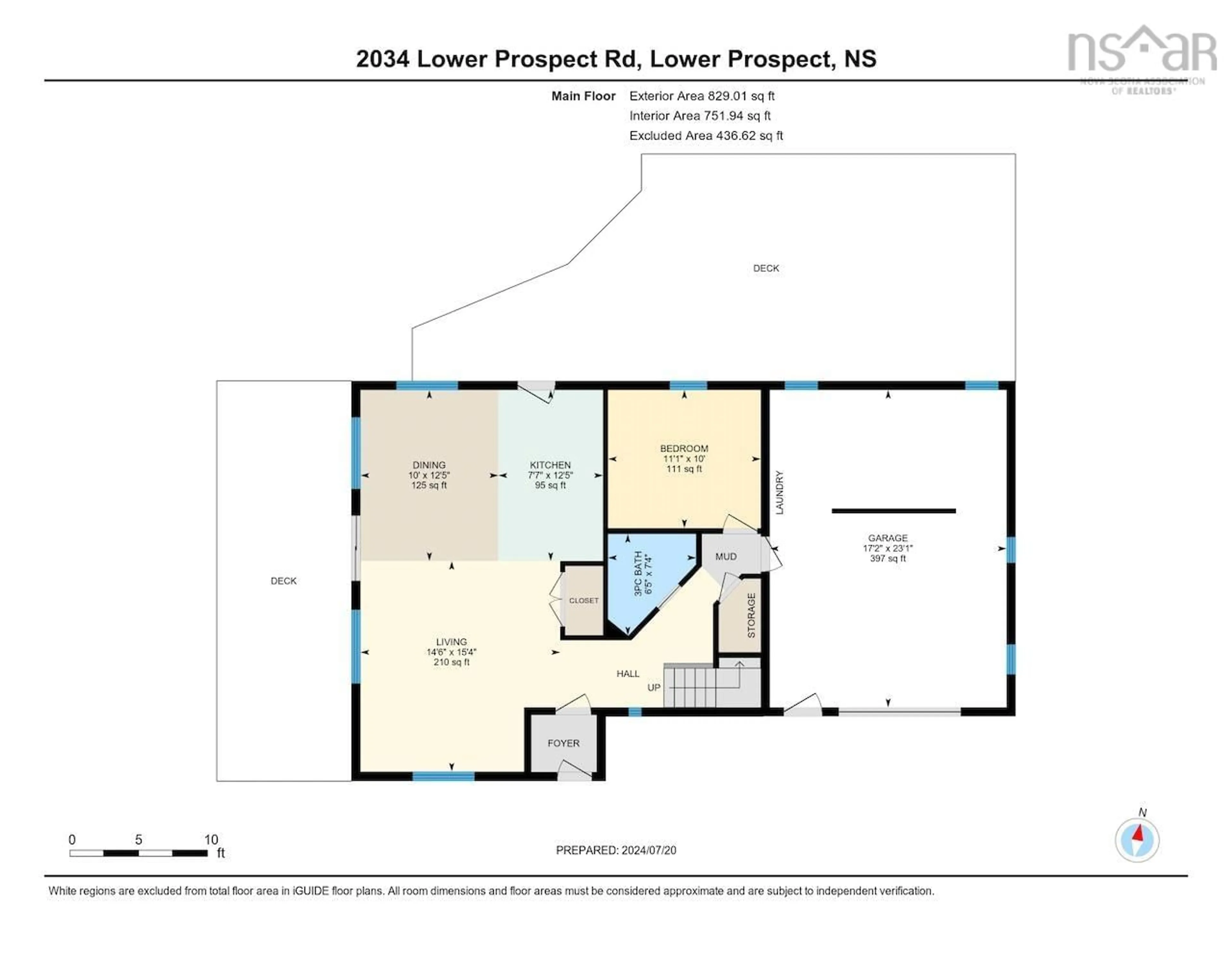 Floor plan for 2034 Lower Prospect Rd, Lower Prospect Nova Scotia B3T 1Y8